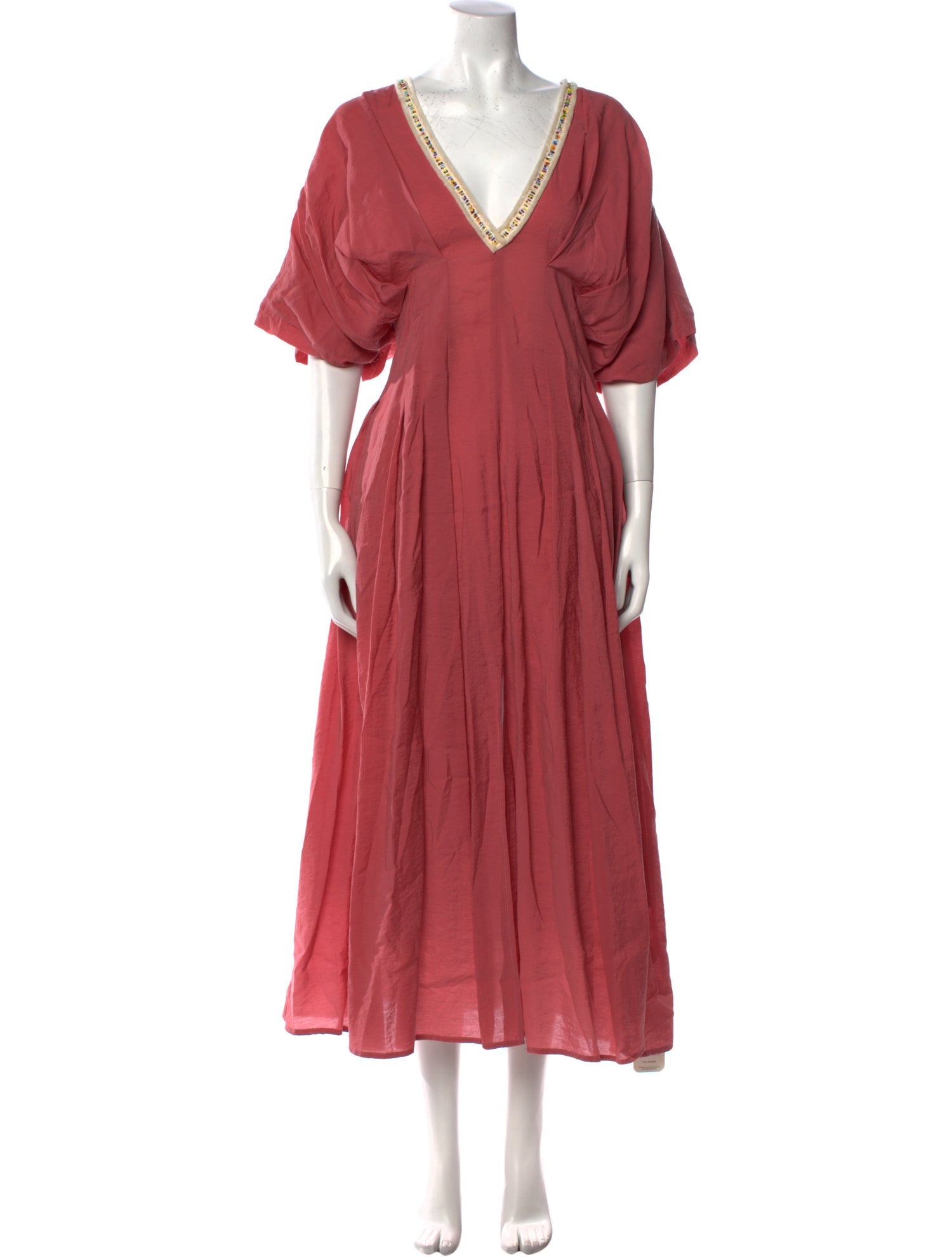 Fortela V-Neck Long Dress