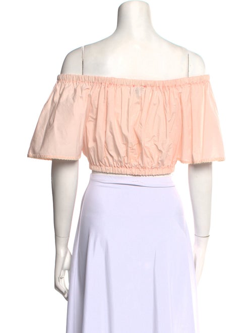 Forte Forte Off-The-Shoulder Short Sleeve Crop Top