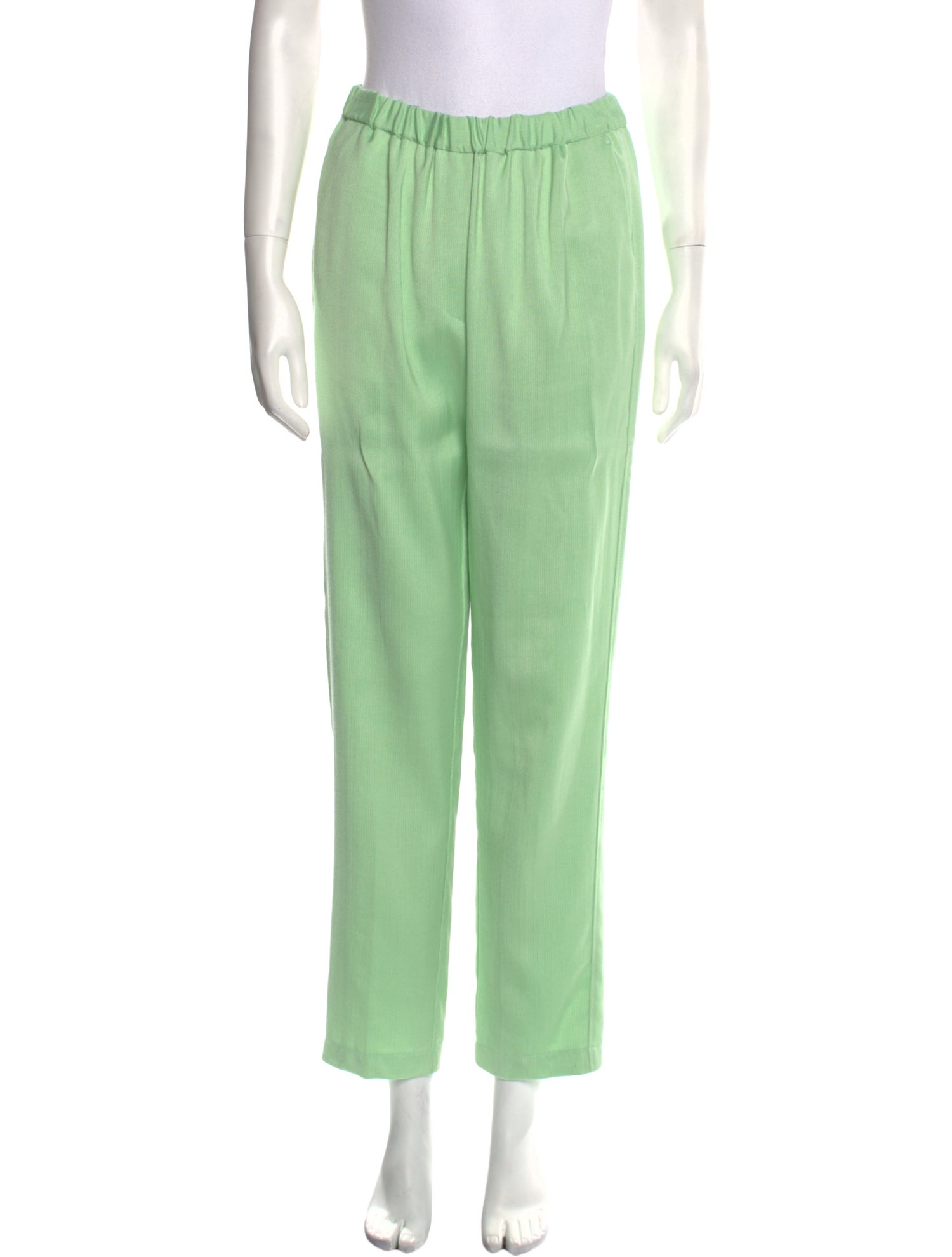 Forte Forte Straight Leg Pants - Green, 11.25
