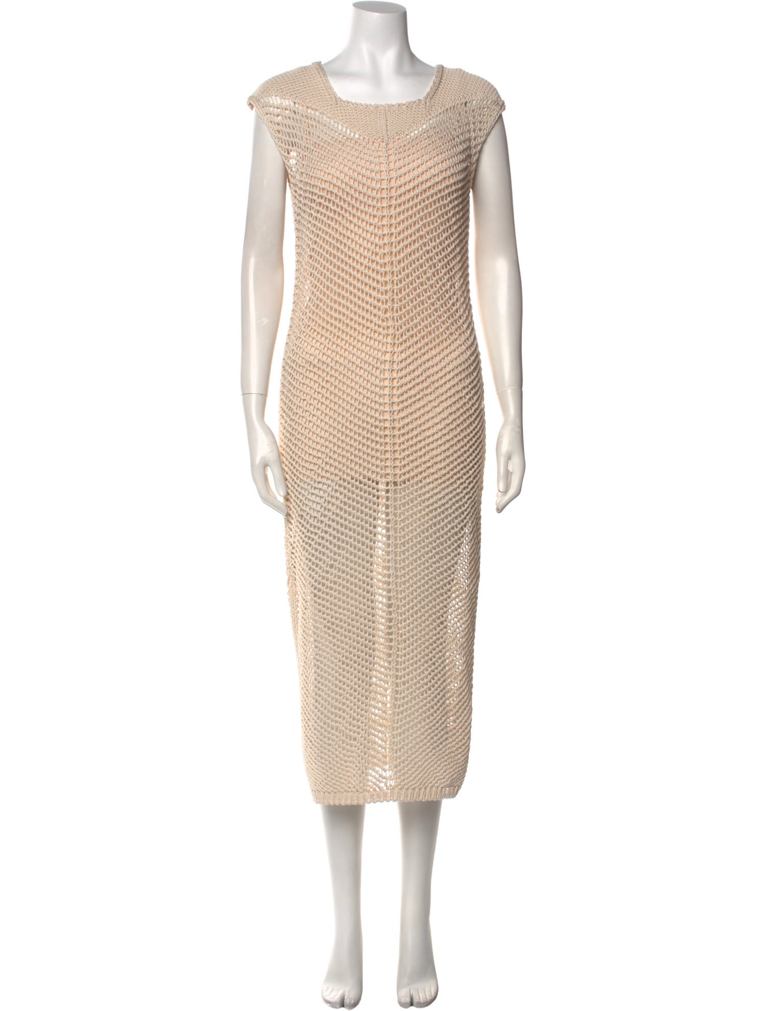 Forte Forte Scoop Neck Midi Length Dress