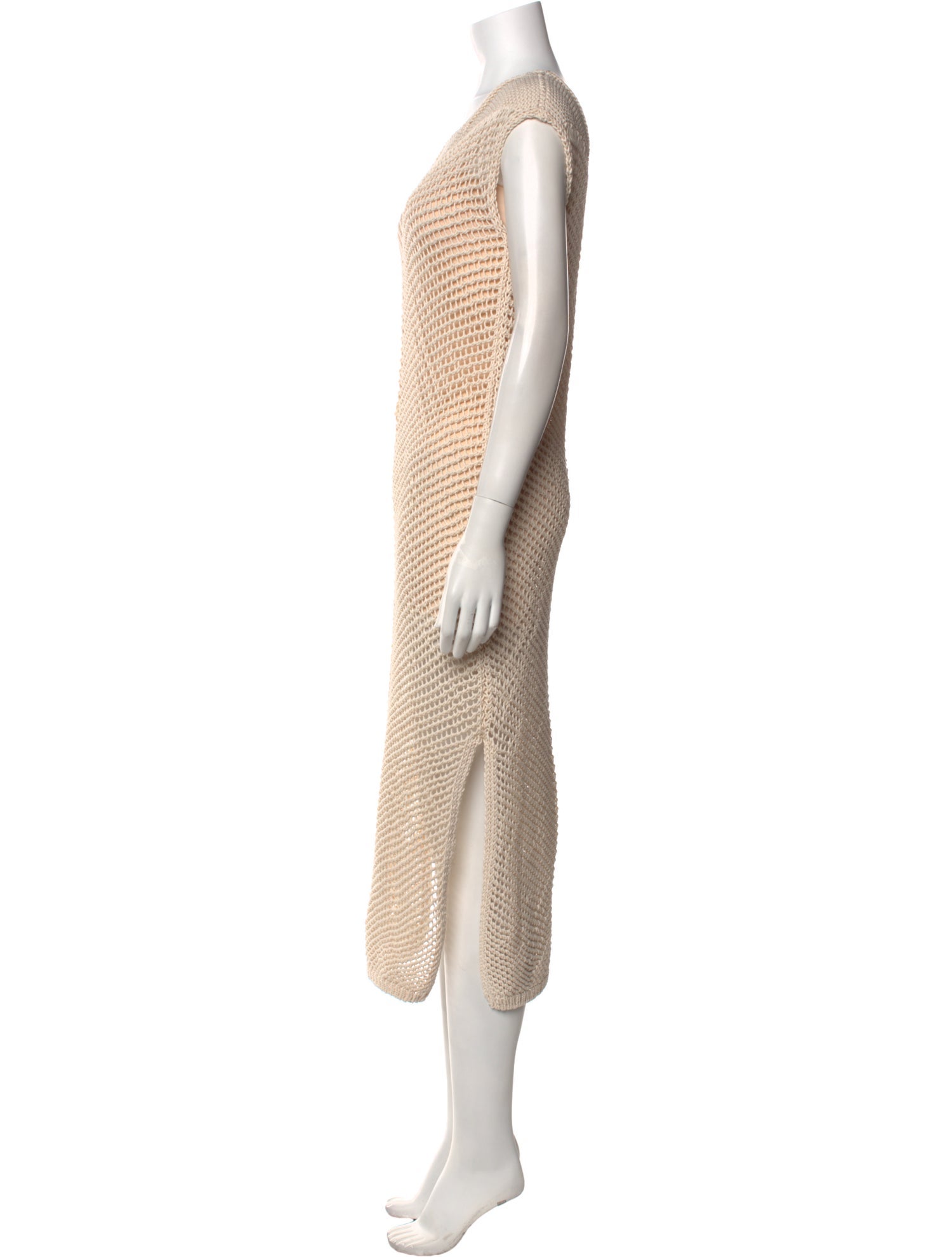 Forte Forte Scoop Neck Midi Length Dress