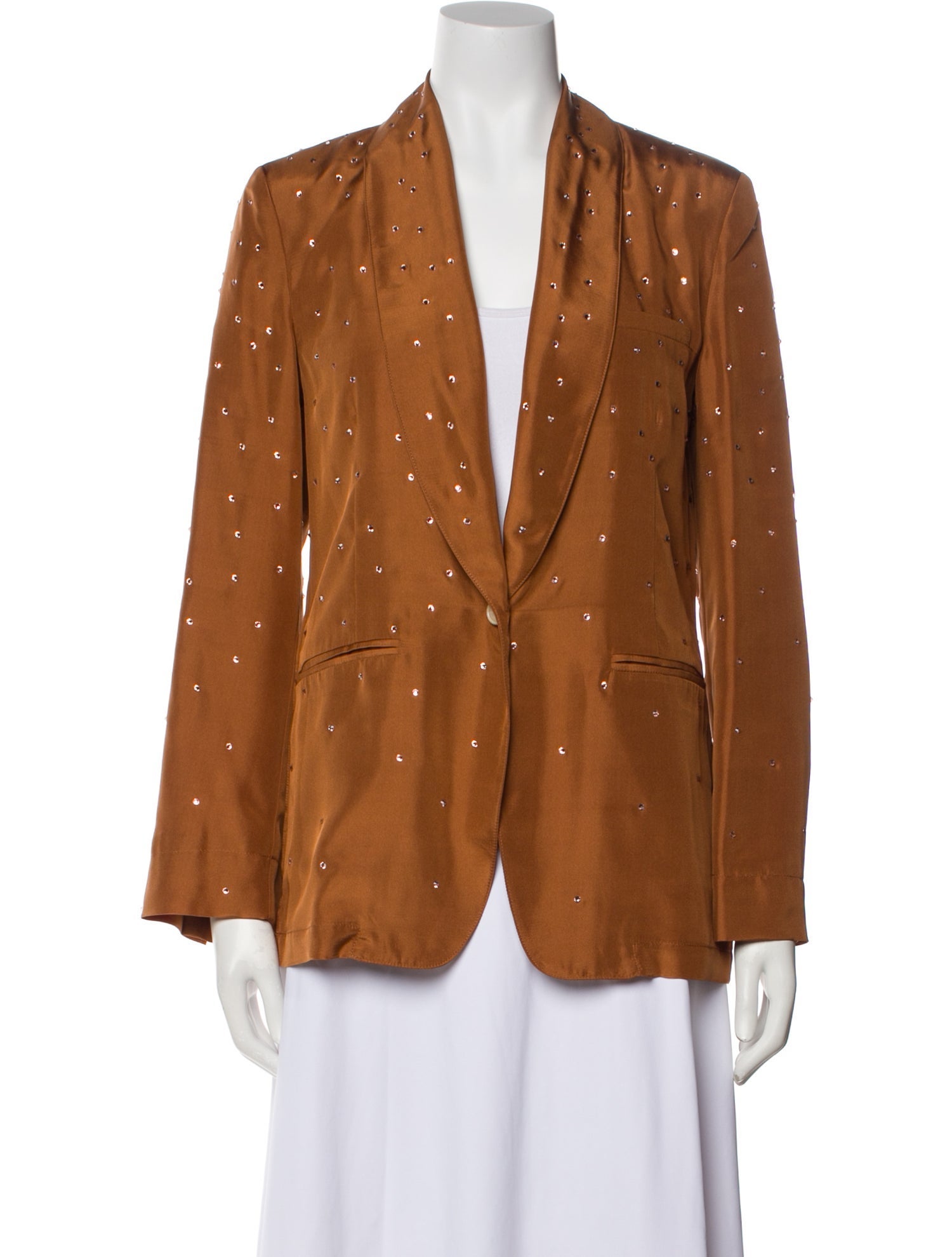 Forte Forte Silk Polka Dot Print Blazer w/ Tags