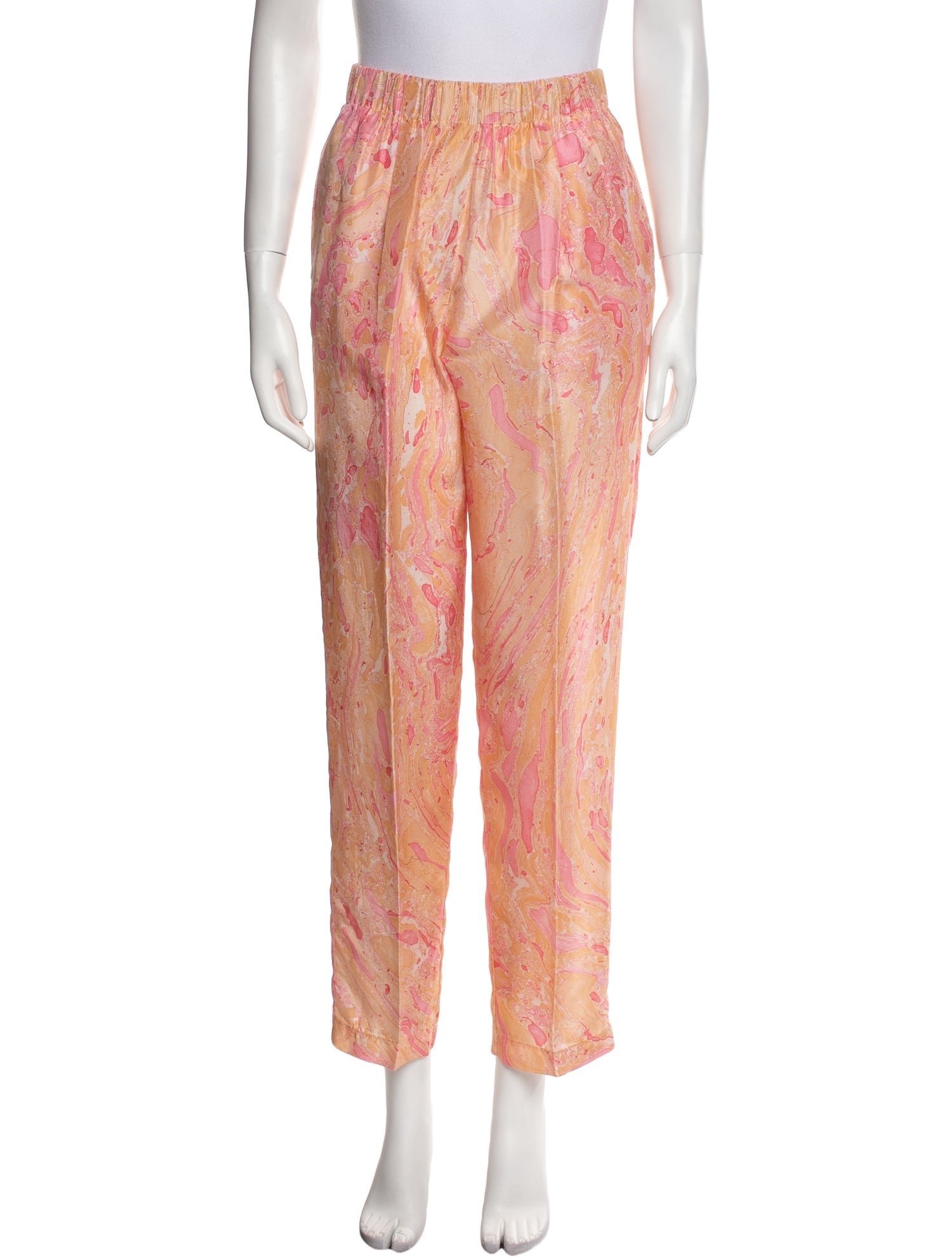 Forte Forte Printed Straight Leg Pants