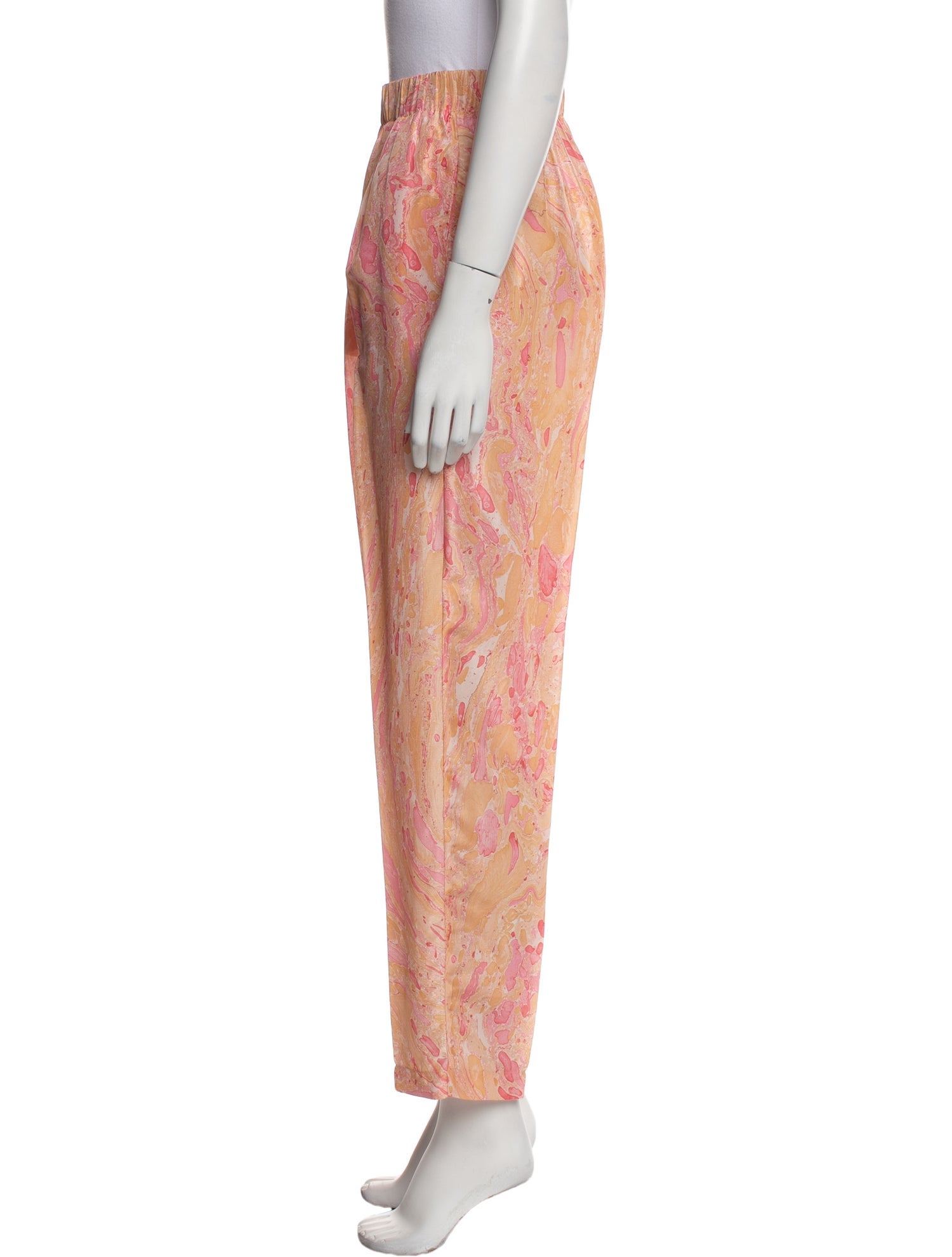 Forte Forte Printed Straight Leg Pants