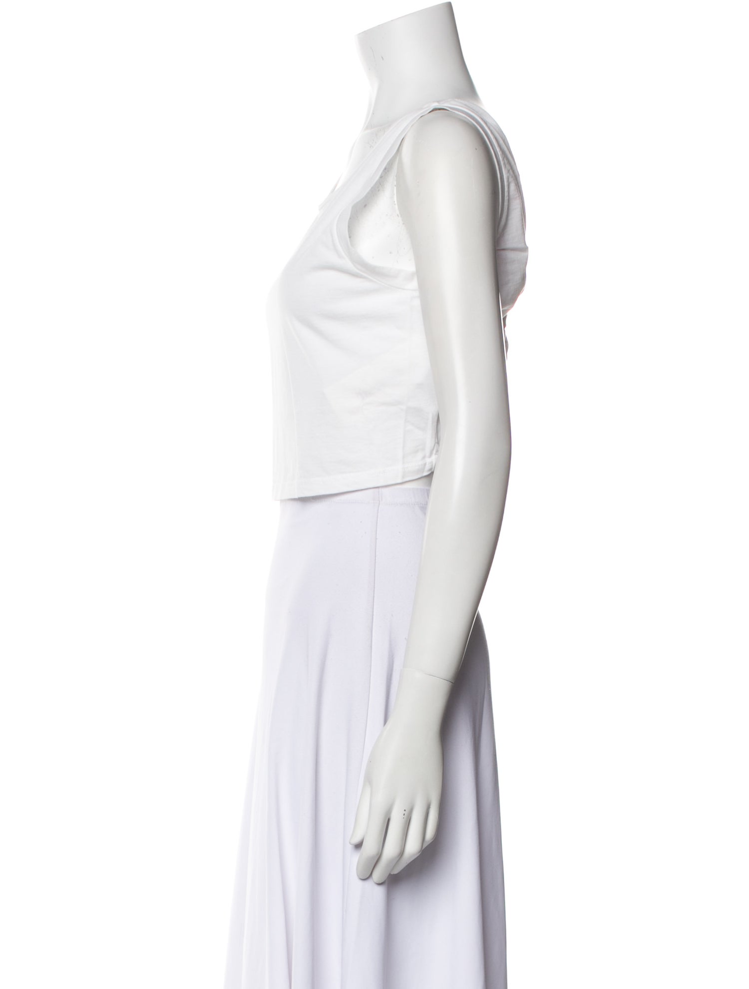 Forte Forte Scoop Neck Sleeveless Crop Top w/ Tags