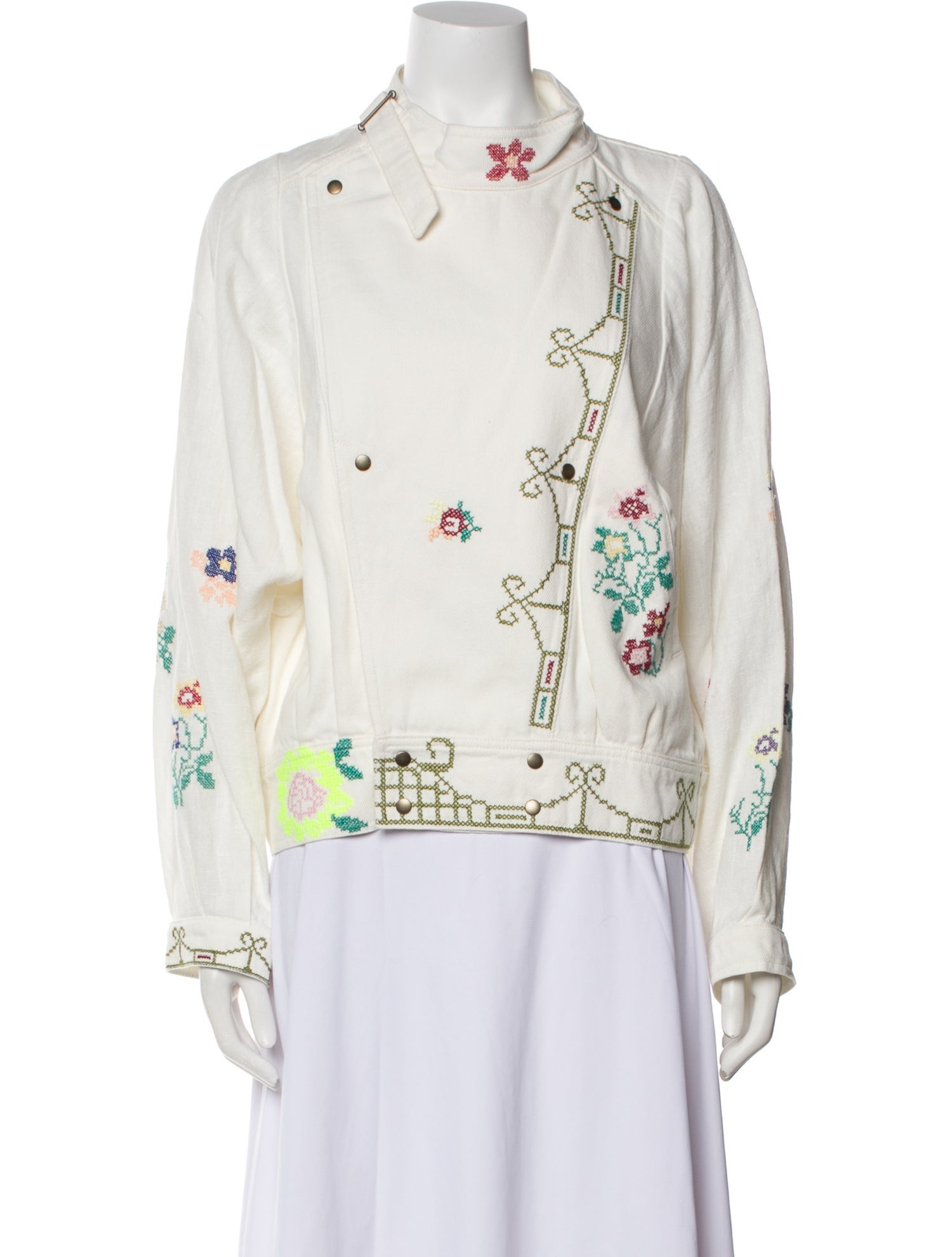 Forte Forte Floral Print Cape w/ Tags