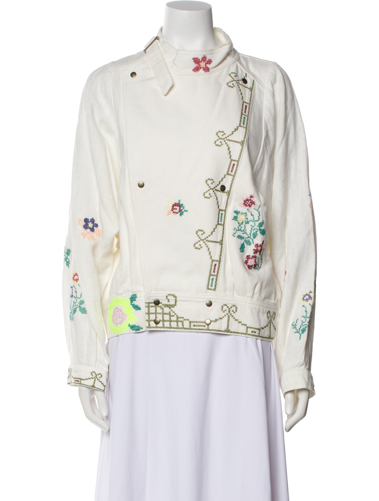 Forte Forte Patterned Denim Jacket