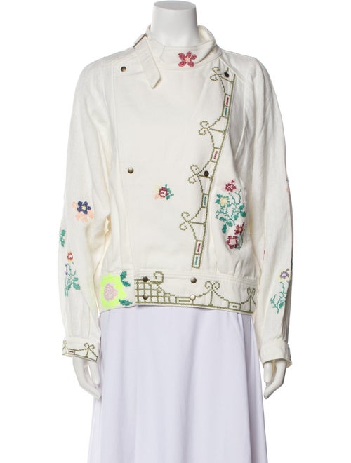 Forte Forte Patterned Denim Jacket