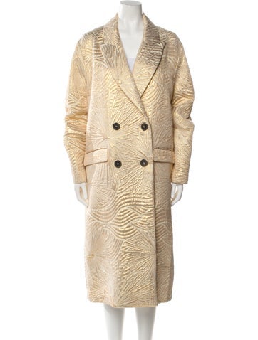 Forte Coats Printed Faux Fur Coat XS