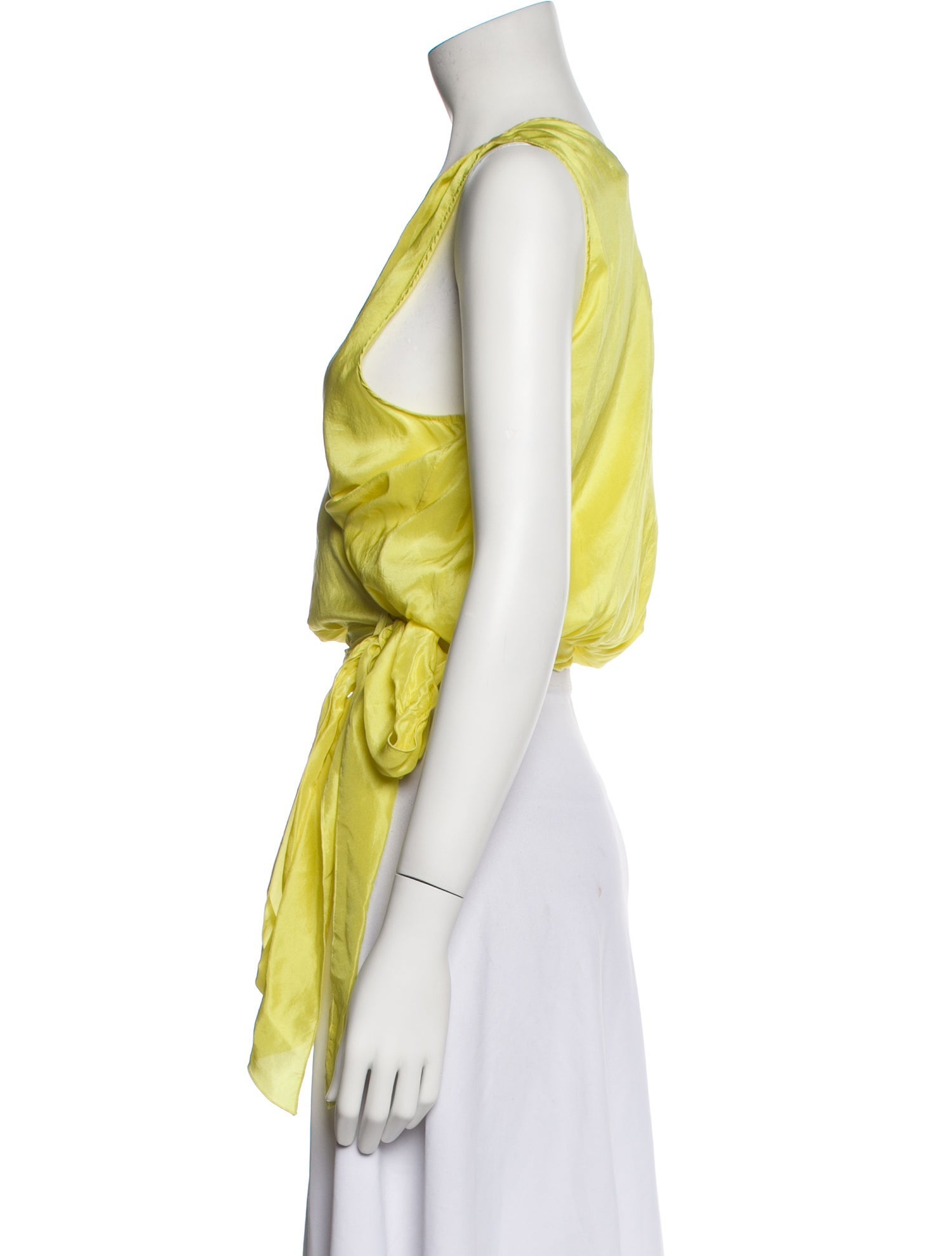 Forte Forte Silk V-Neck Crop Top