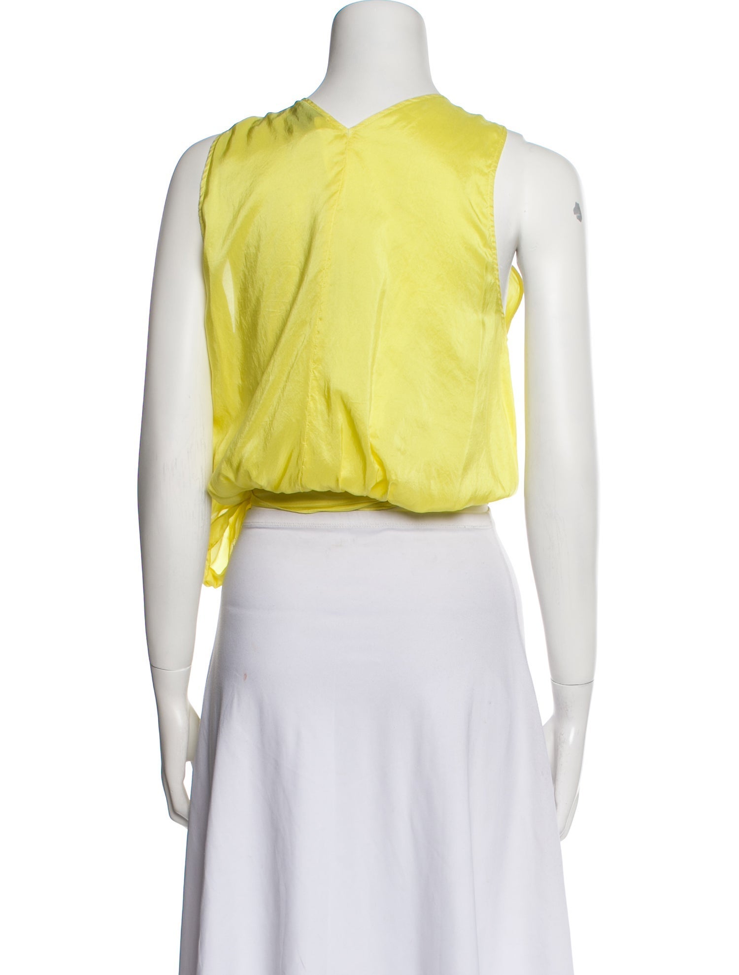 Forte Forte Silk V-Neck Crop Top