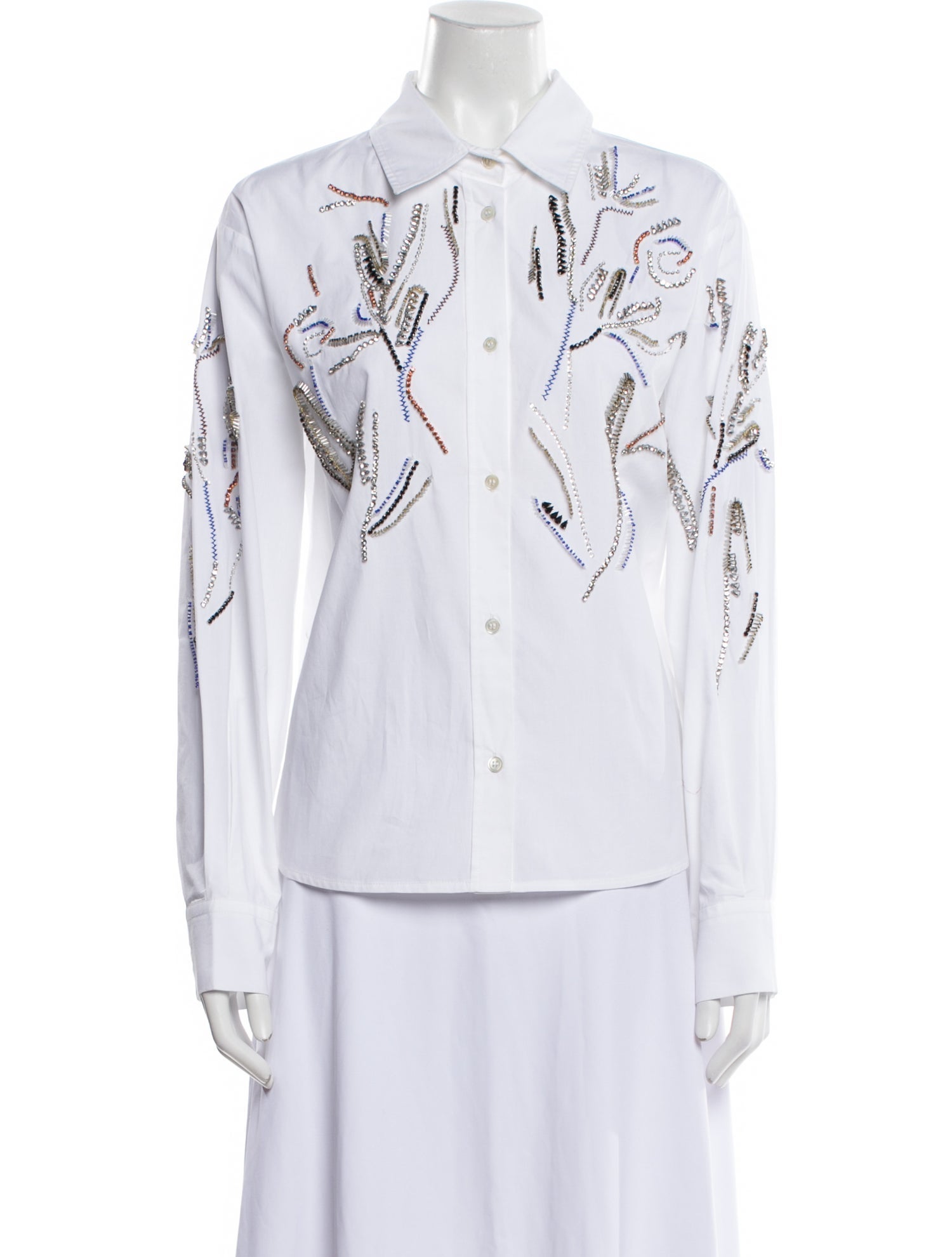 Forte Forte Long Sleeve Button-Up Top w/ Tags