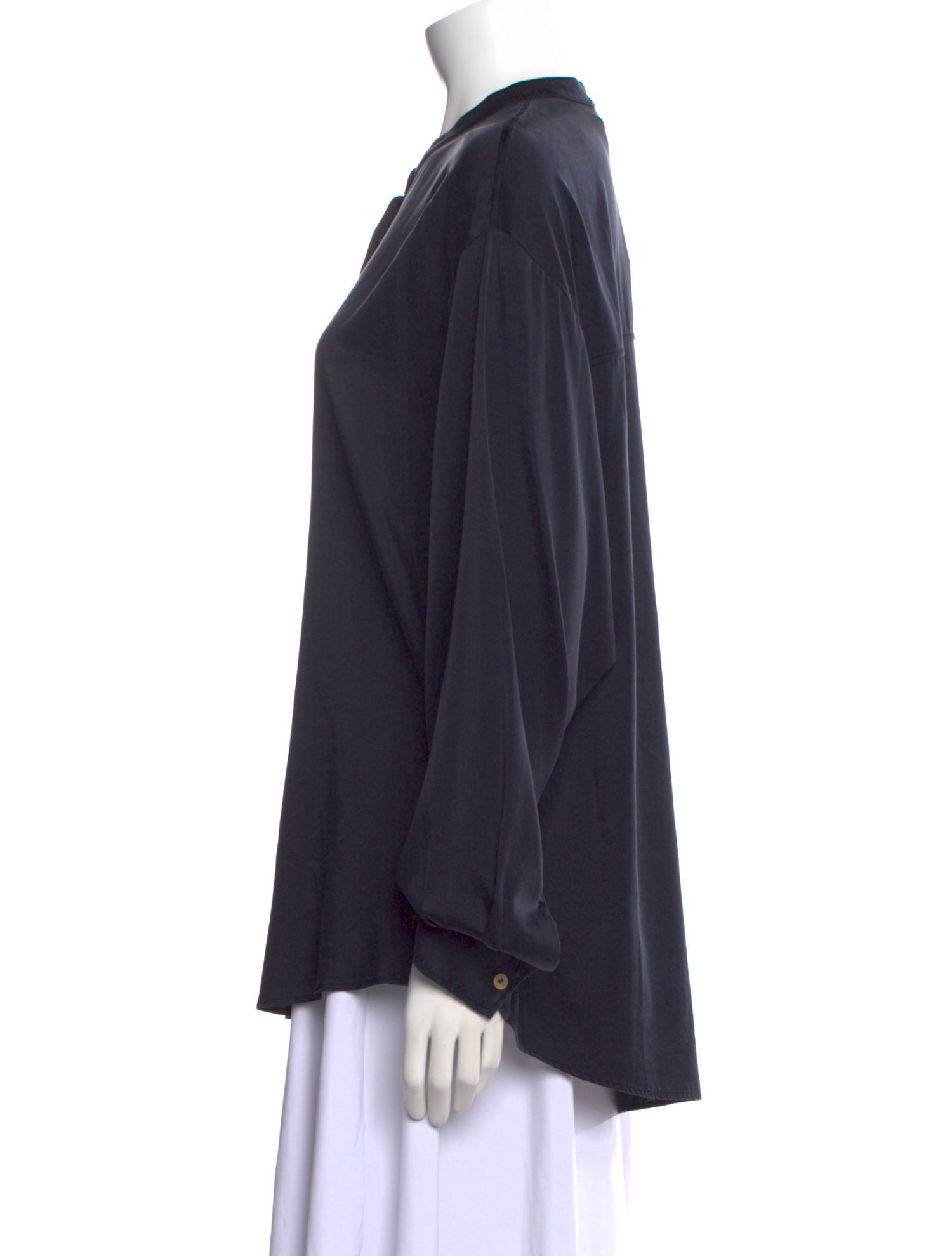 Forte Forte Silk Crew Neck Blouse