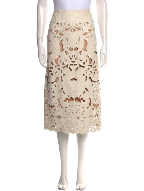 Forte Forte Faux Leather Midi Length Skirt