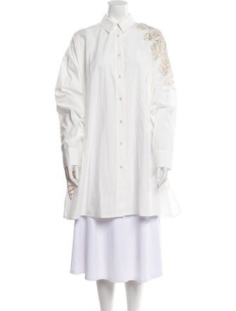 Forte Forte Long Sleeve Button-Up Top