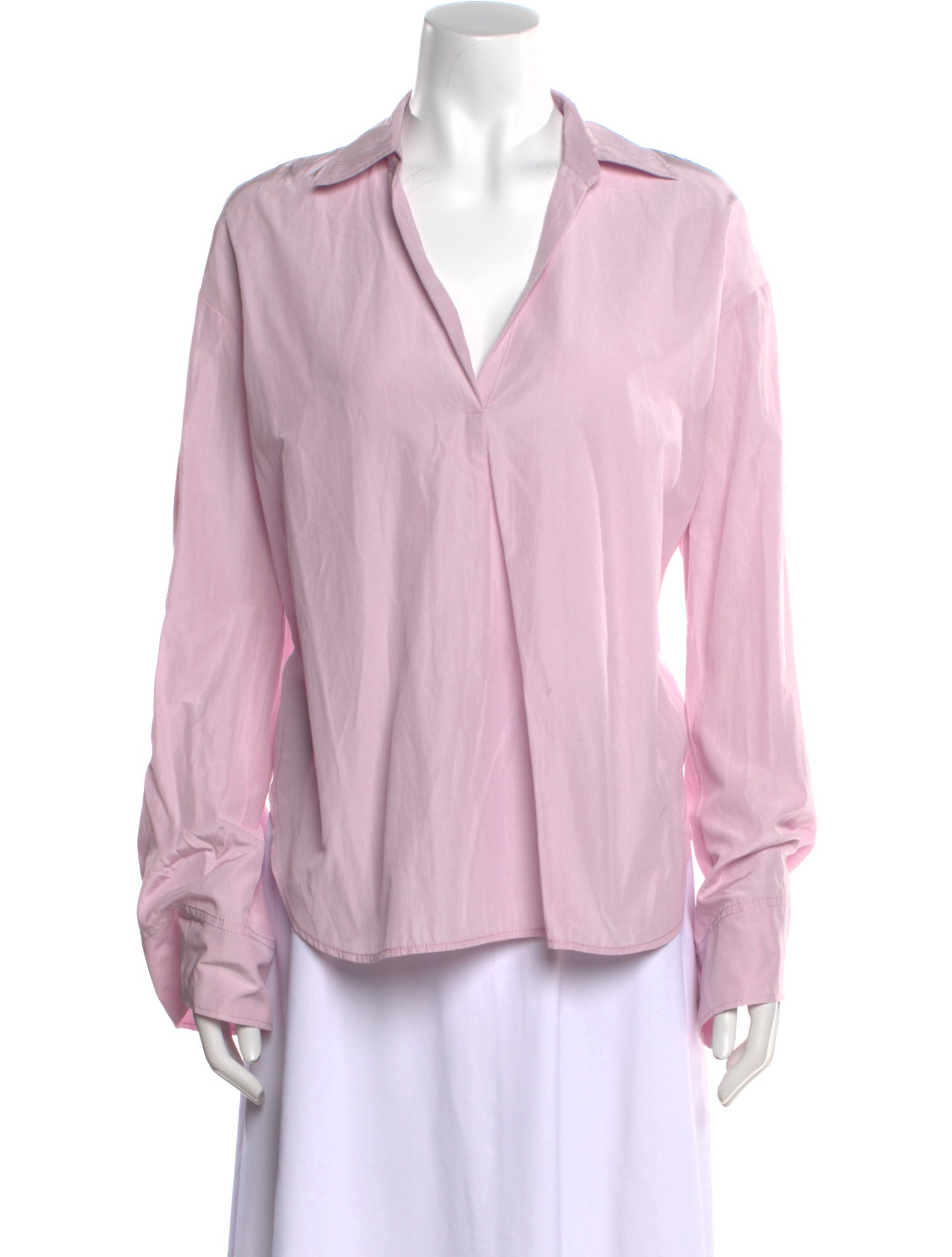 Forte Forte V-Neck Long Sleeve Blouse