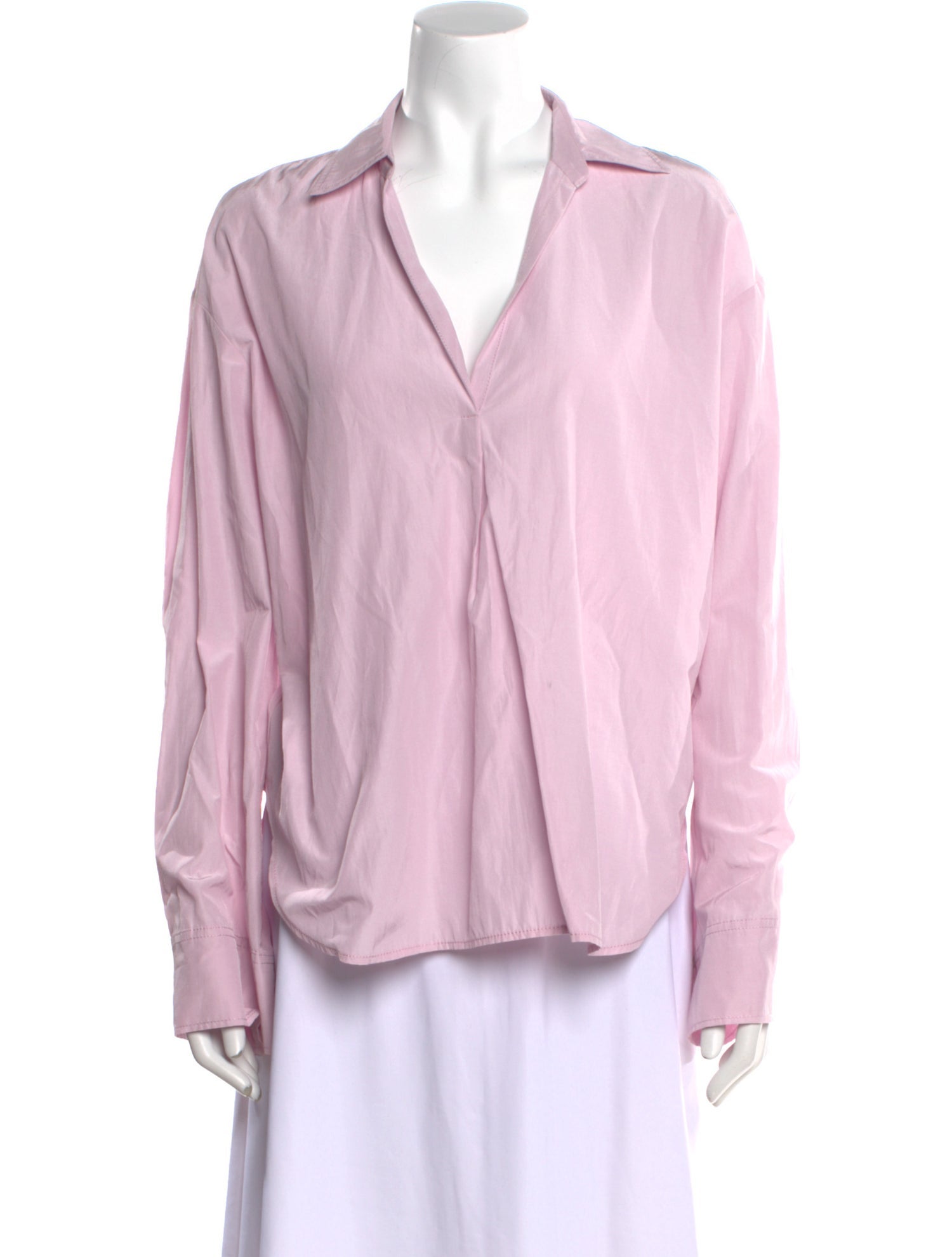 Forte Forte V-Neck Long Sleeve Blouse