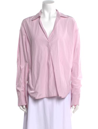 Forte Forte V-Neck Long Sleeve Blouse