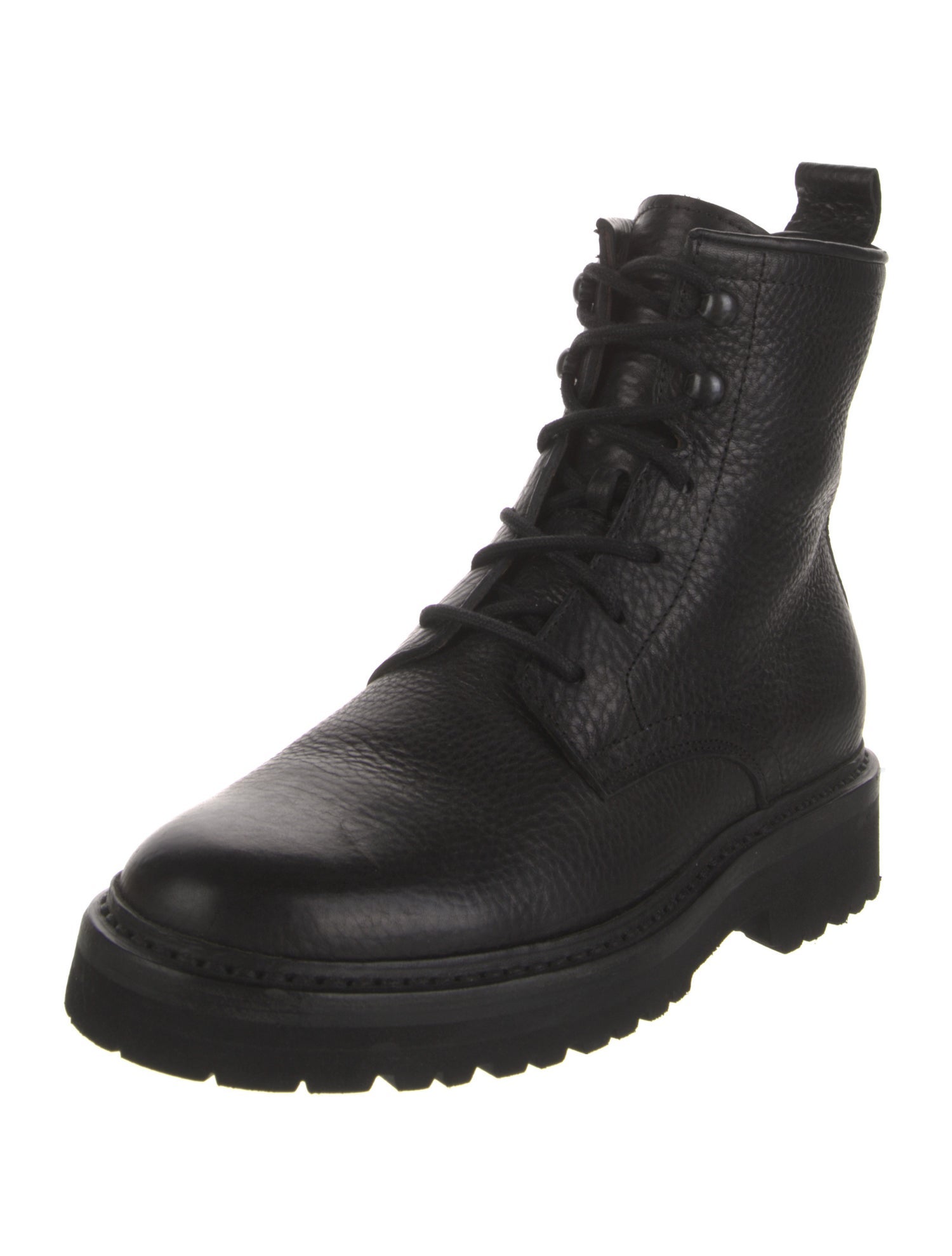 Fracap Leather Combat Boots