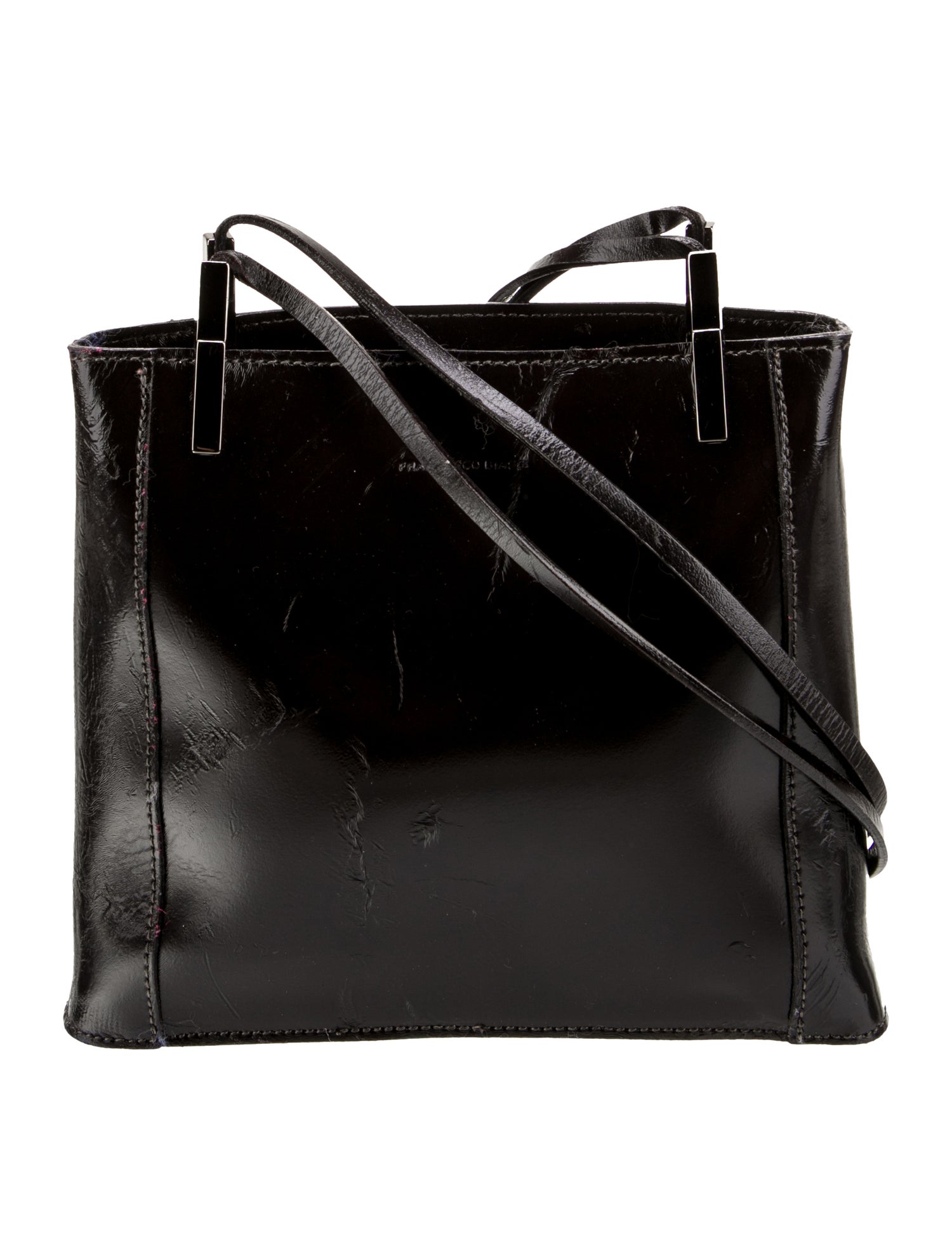Francesco Biasia Patent Leather Shoulder Bag