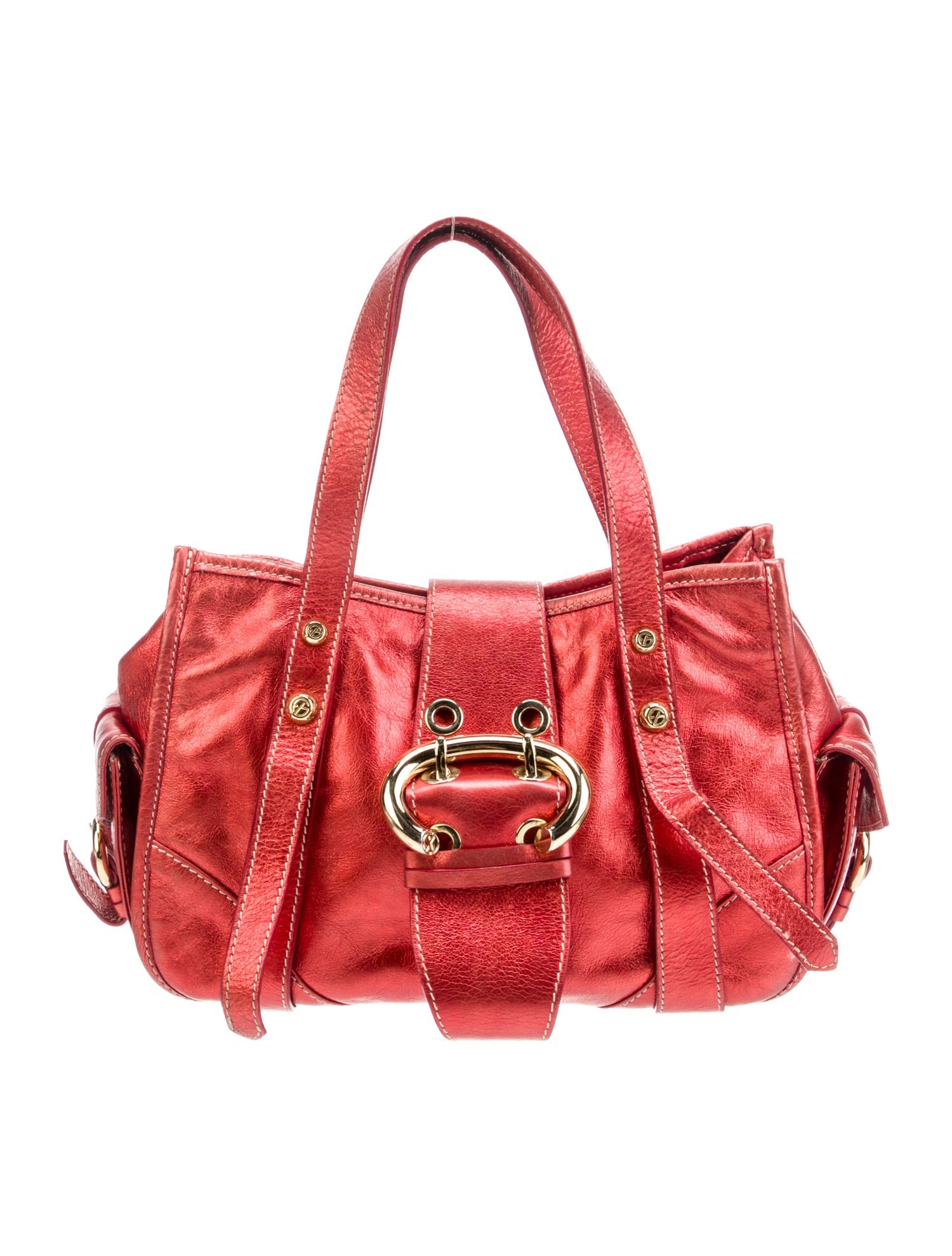 Francesco Biasia Leather Top Handle Bag