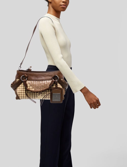 Francesco Biasia Leather Top Handle Bag