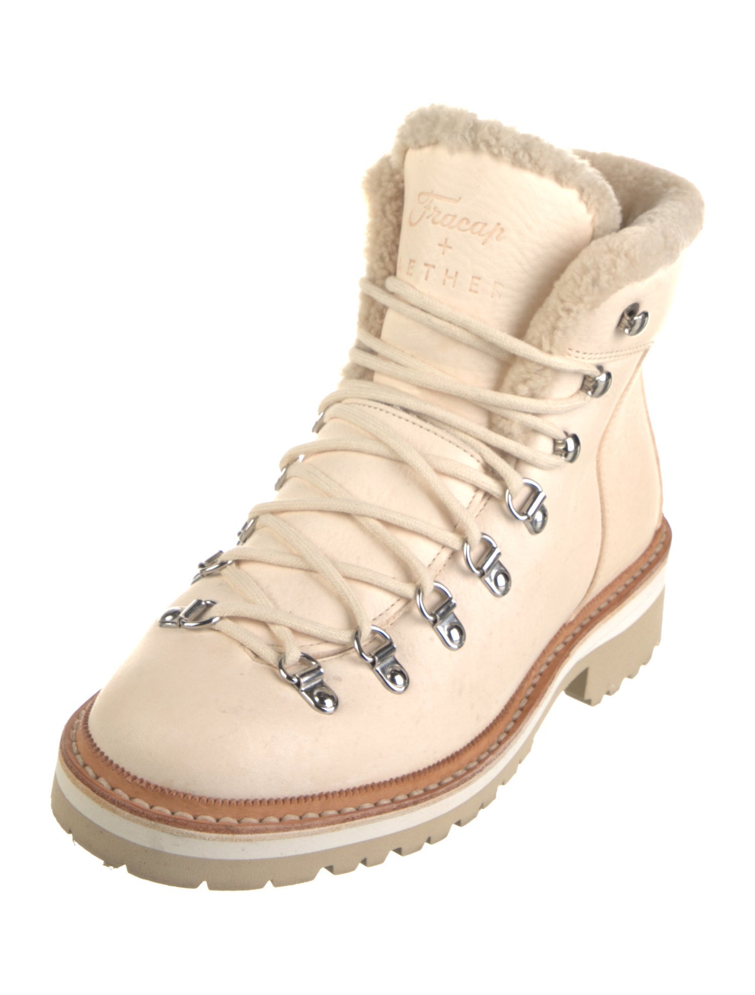 Fracap + AETHER Leather Lace-Up Boots
