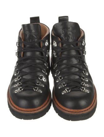 Fracap + AETHER Leather Striped Hiking Boots