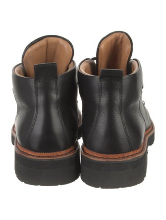 Fracap + AETHER Leather Striped Hiking Boots