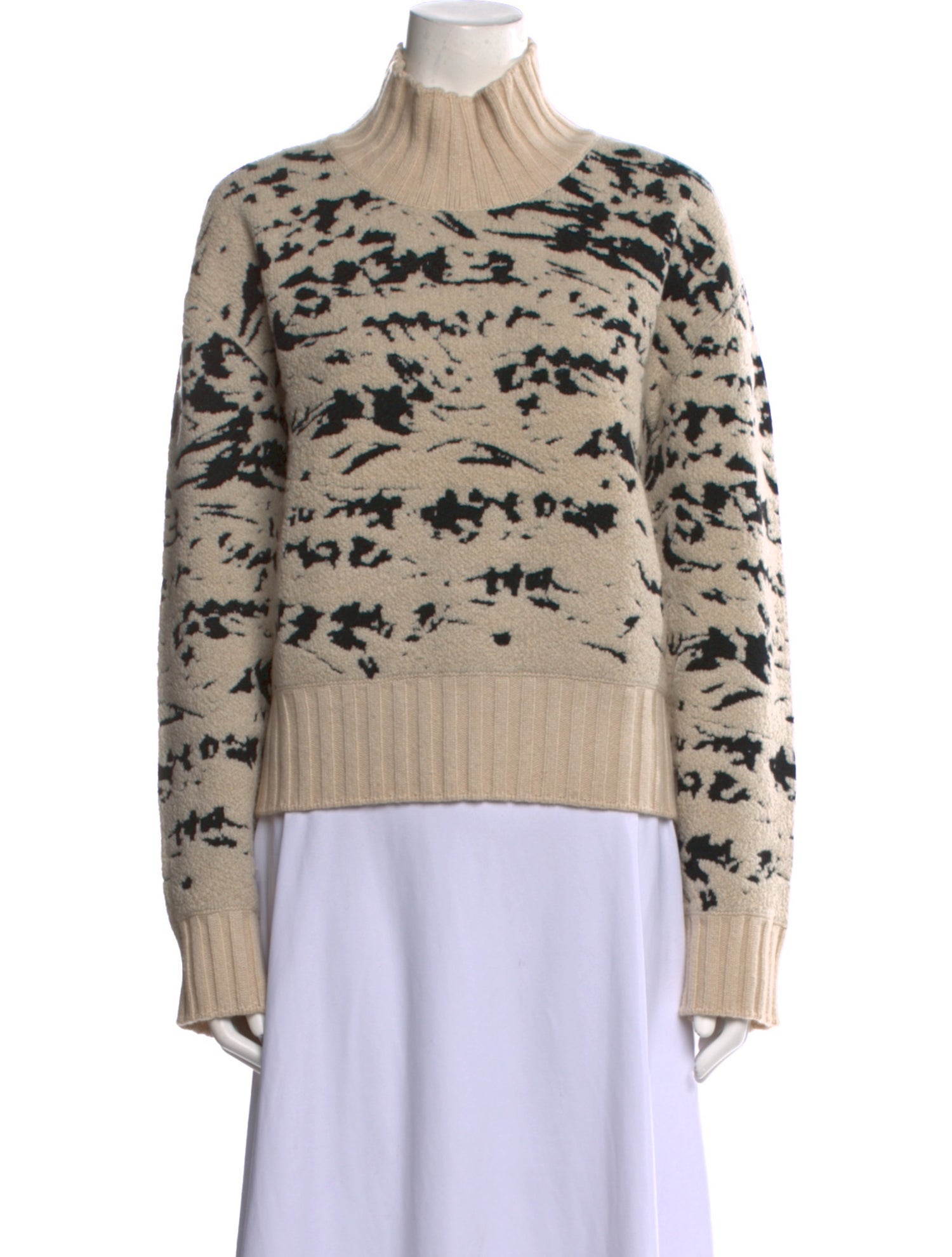 Frauenschuh Virgin Wool Printed Sweater