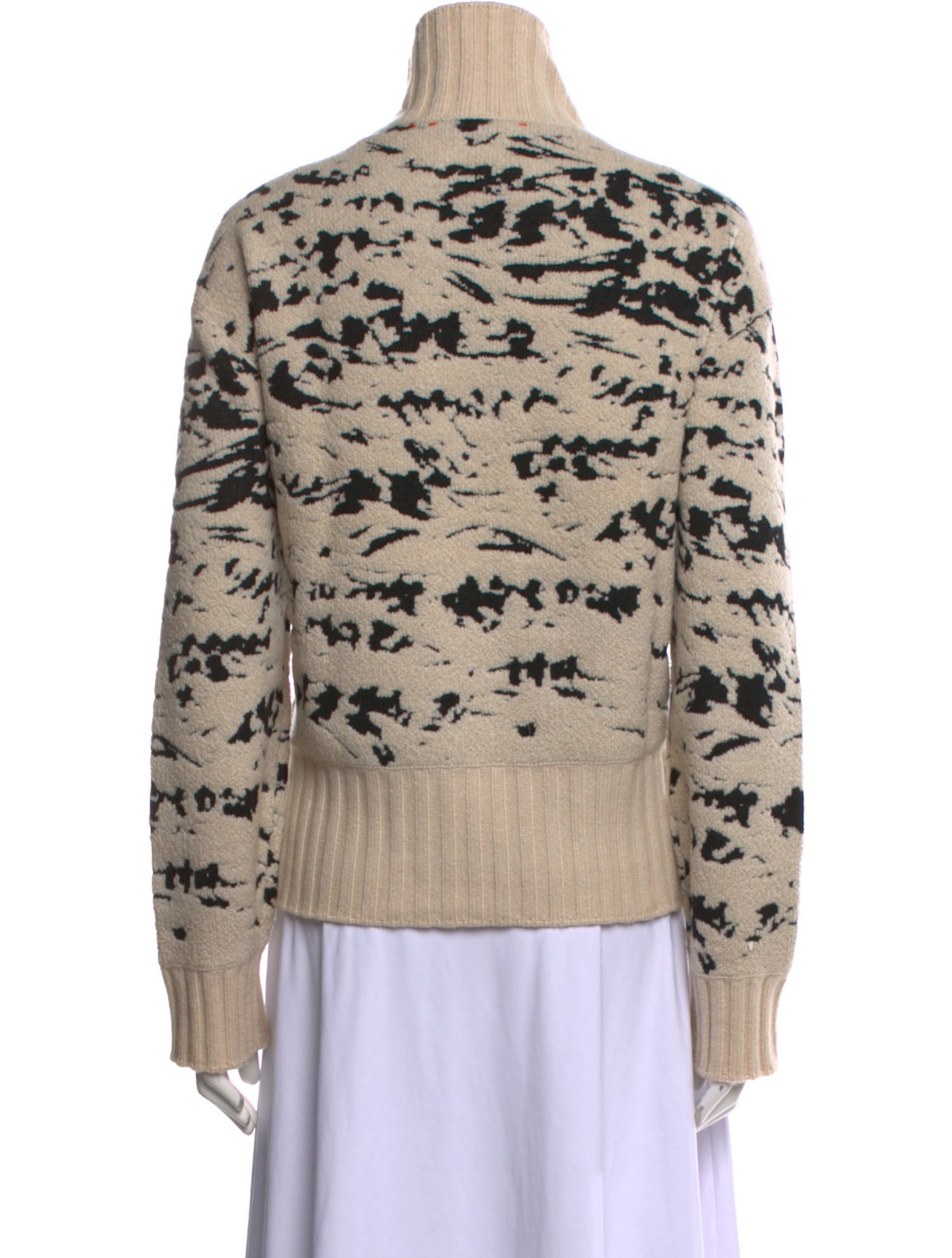 Frauenschuh Virgin Wool Printed Sweater