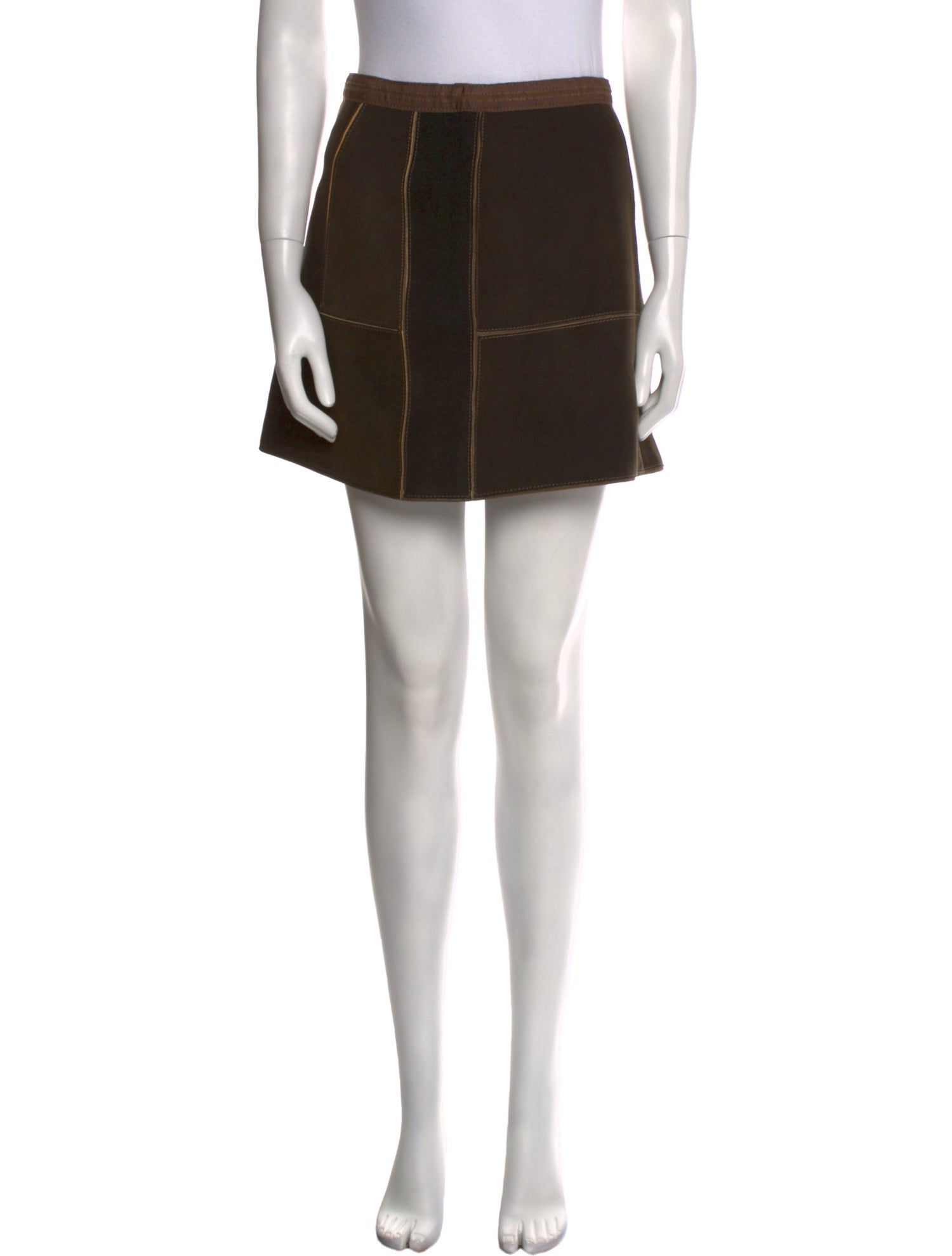 Frauenschuh Leather Mini Skirt