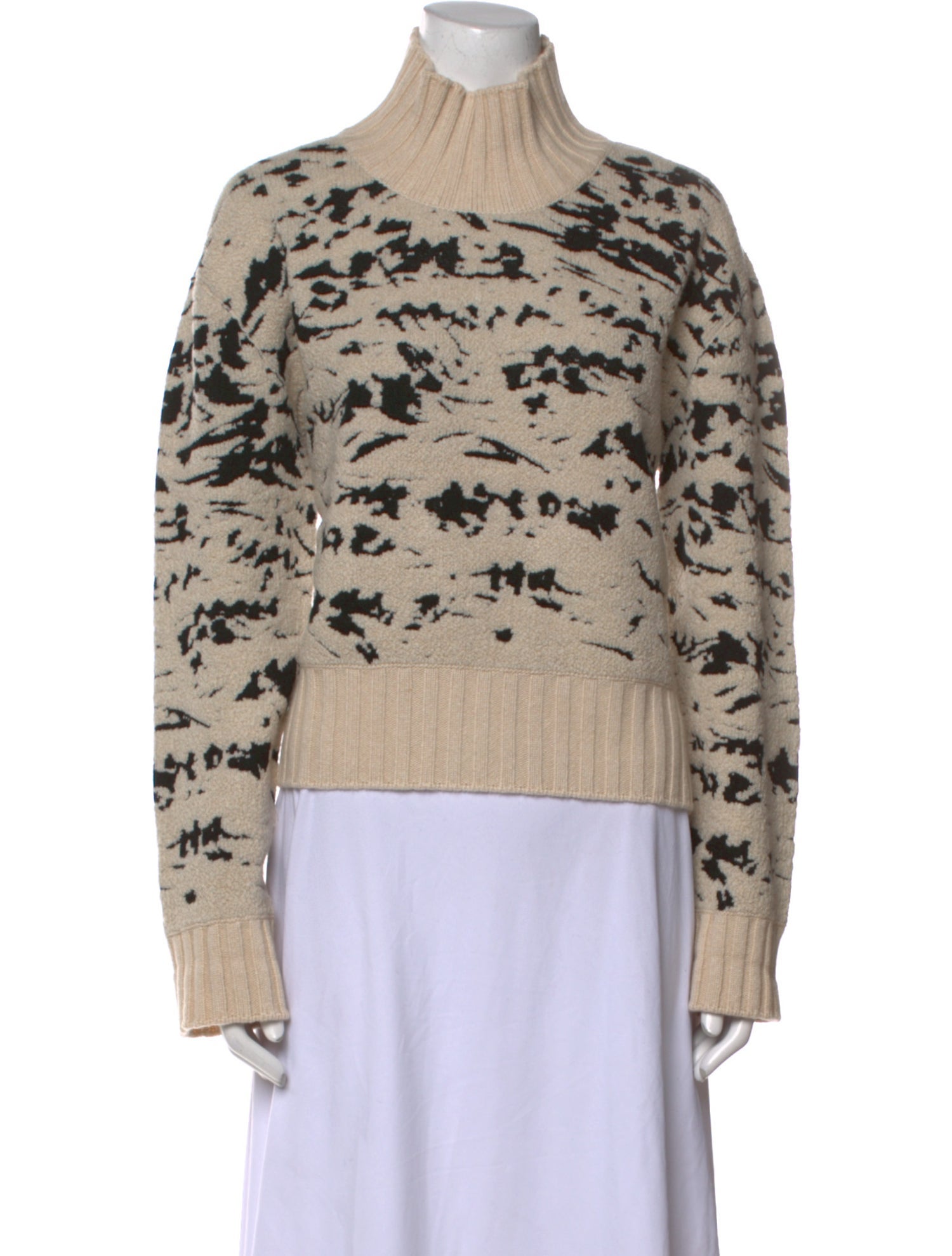 Frauenschuh Virgin Wool Printed Sweater