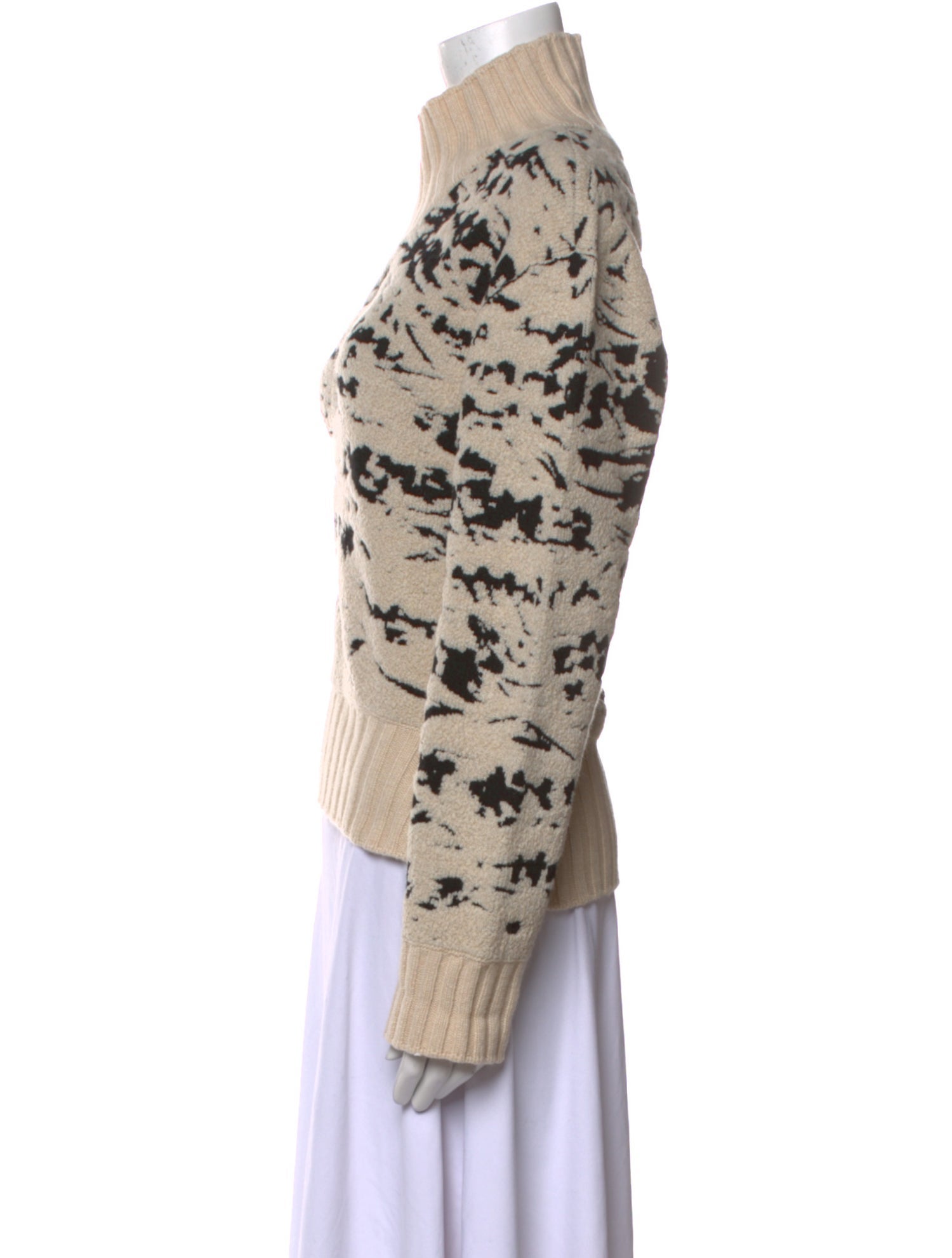 Frauenschuh Virgin Wool Printed Sweater