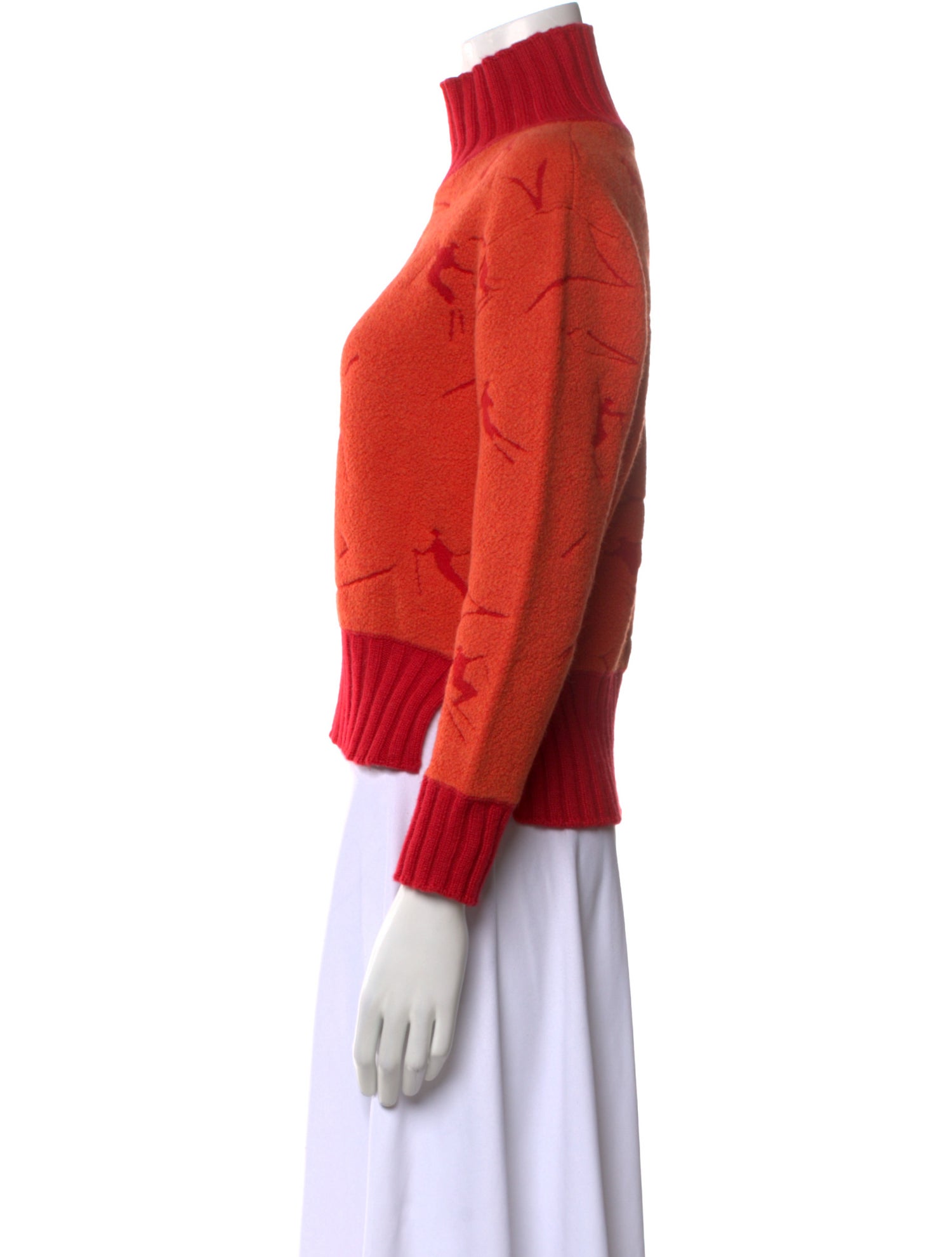 Frauenschuh Printed Turtleneck Sweater