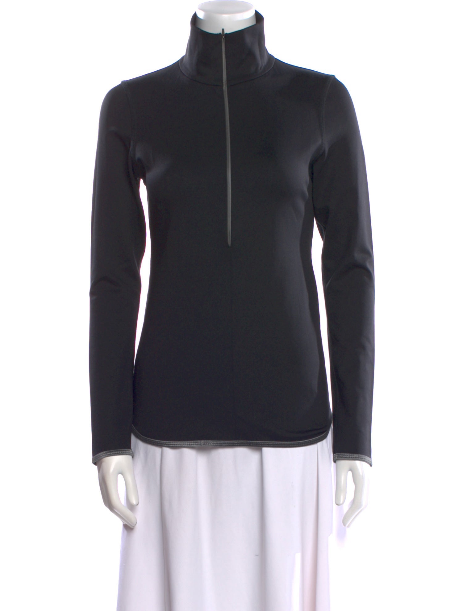 Frauenschuh Mock Neck Long Sleeve Sweatshirt