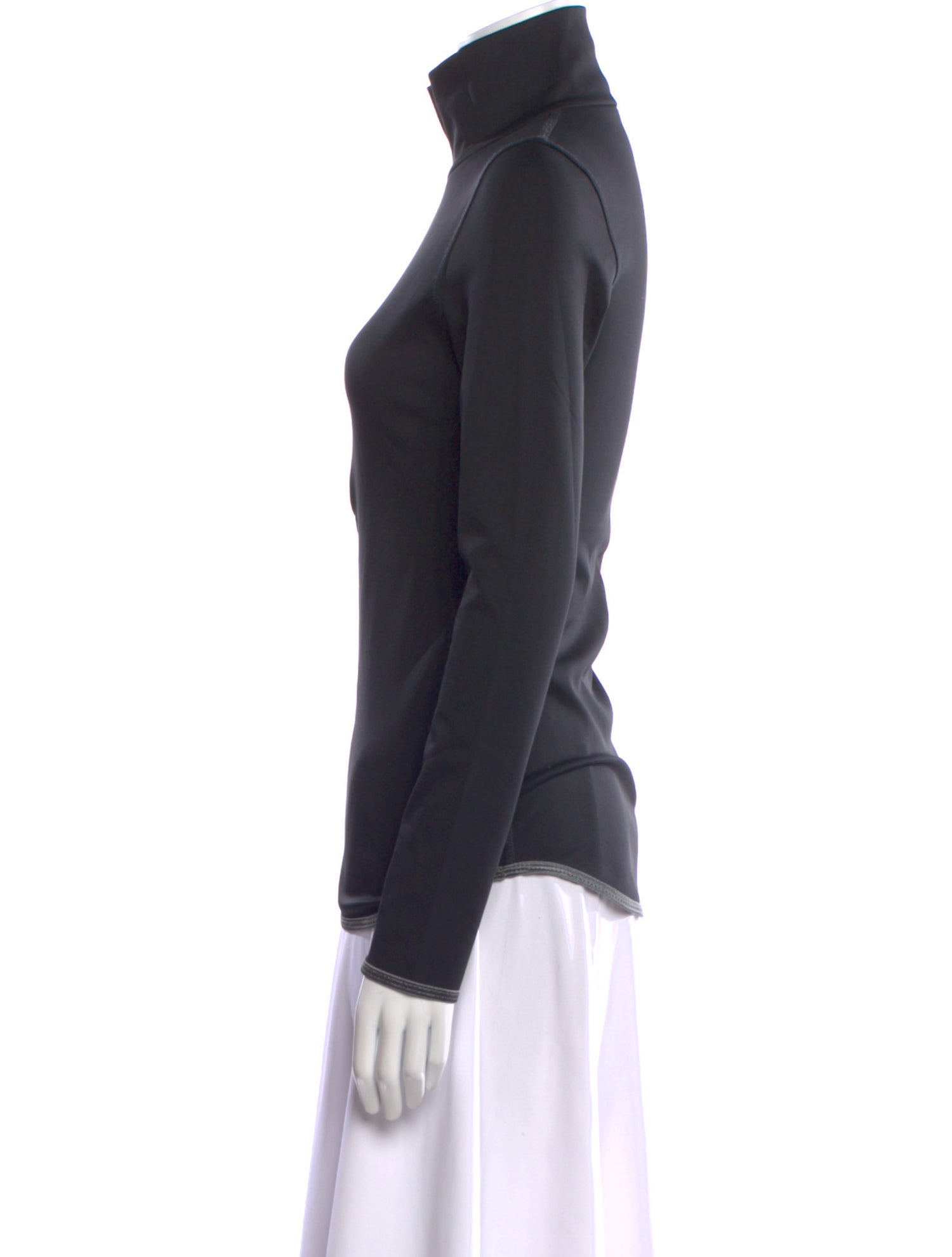 Frauenschuh Mock Neck Long Sleeve Sweatshirt