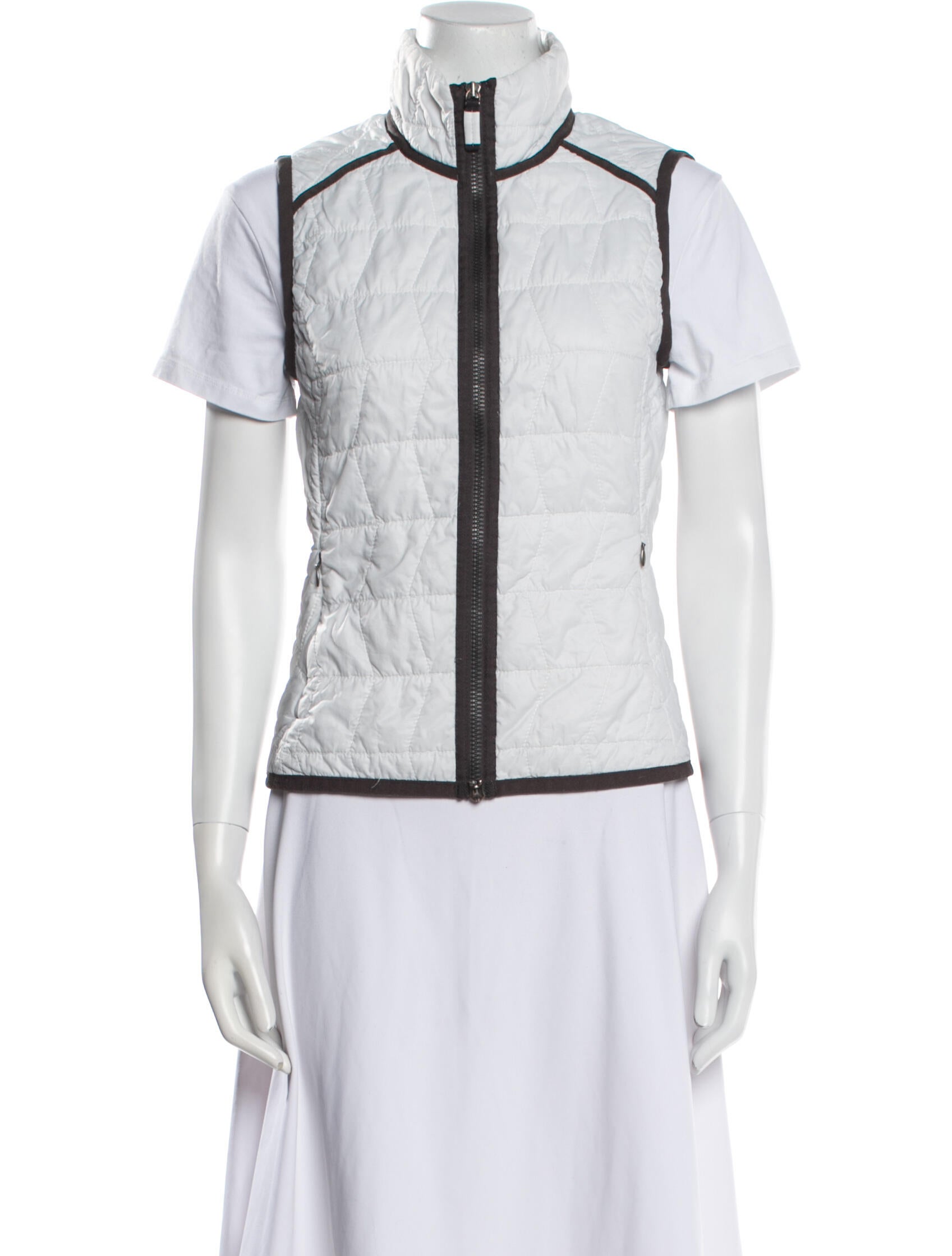 Frauenschuh Nylon Colorblock Pattern Vest