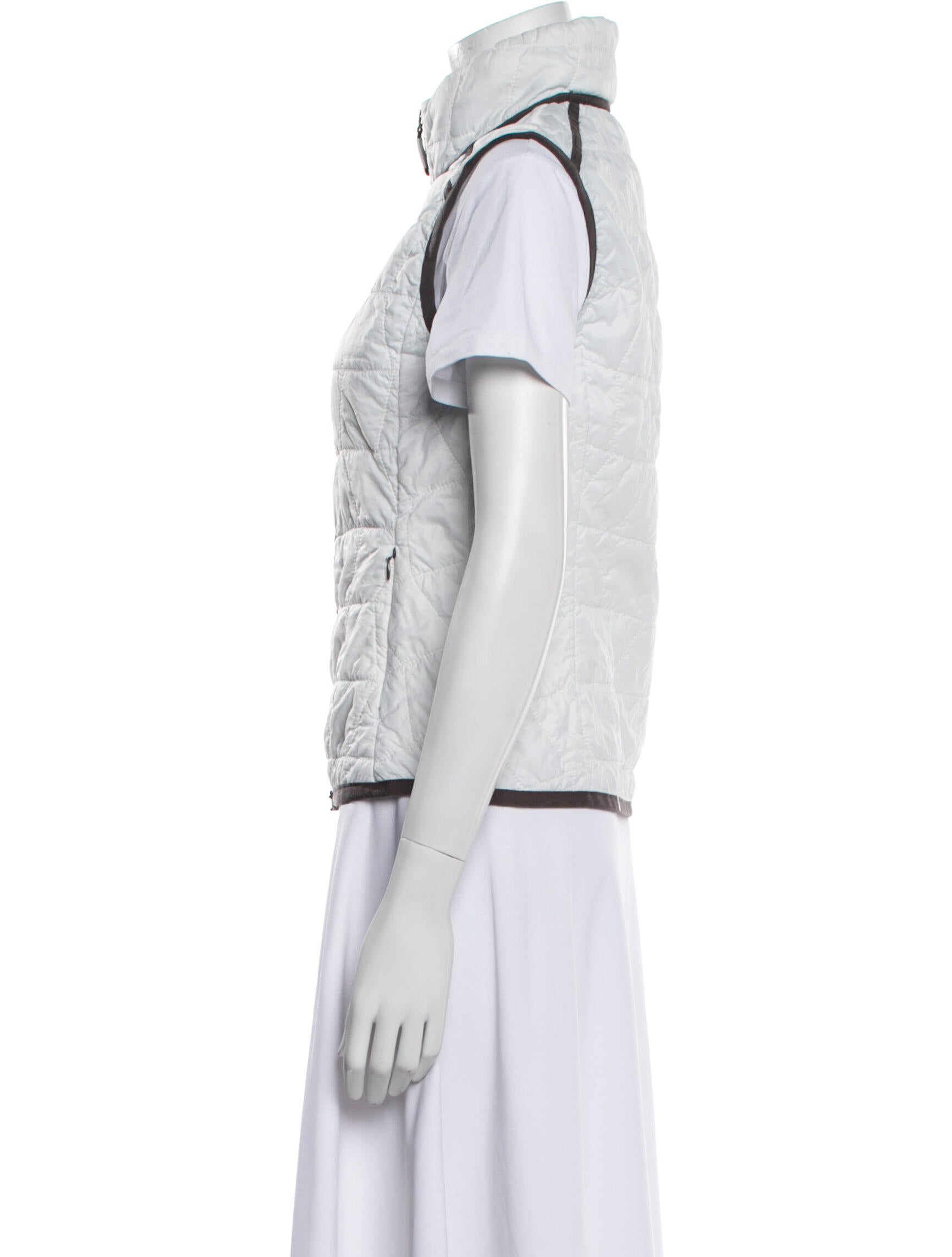 Frauenschuh Nylon Colorblock Pattern Vest