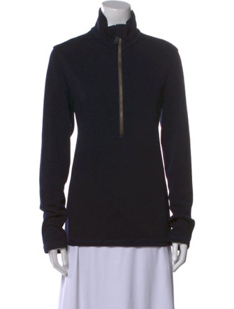 Frauenschuh Mock Neck Long Sleeve Sweatshirt