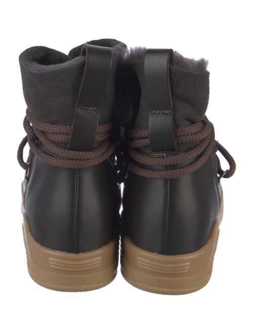 Frauenschuh Suede Combat Boots