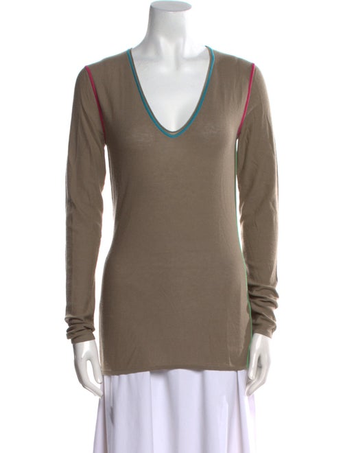 Frauenschuh Cashmere V-Neck T-Shirt