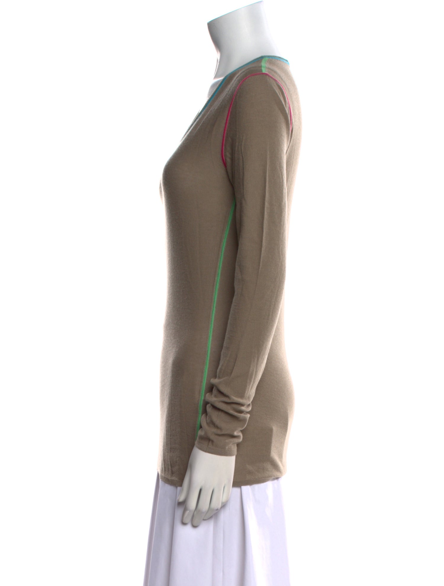 Frauenschuh Cashmere V-Neck T-Shirt