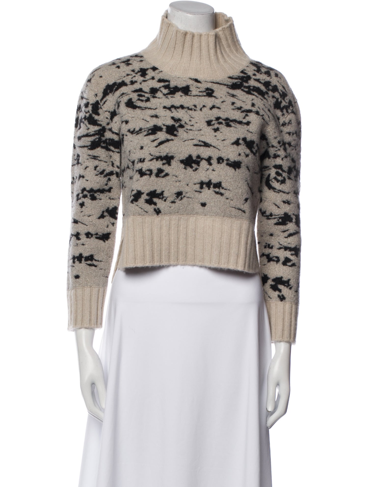 Frauenschuh Printed Turtleneck Sweater