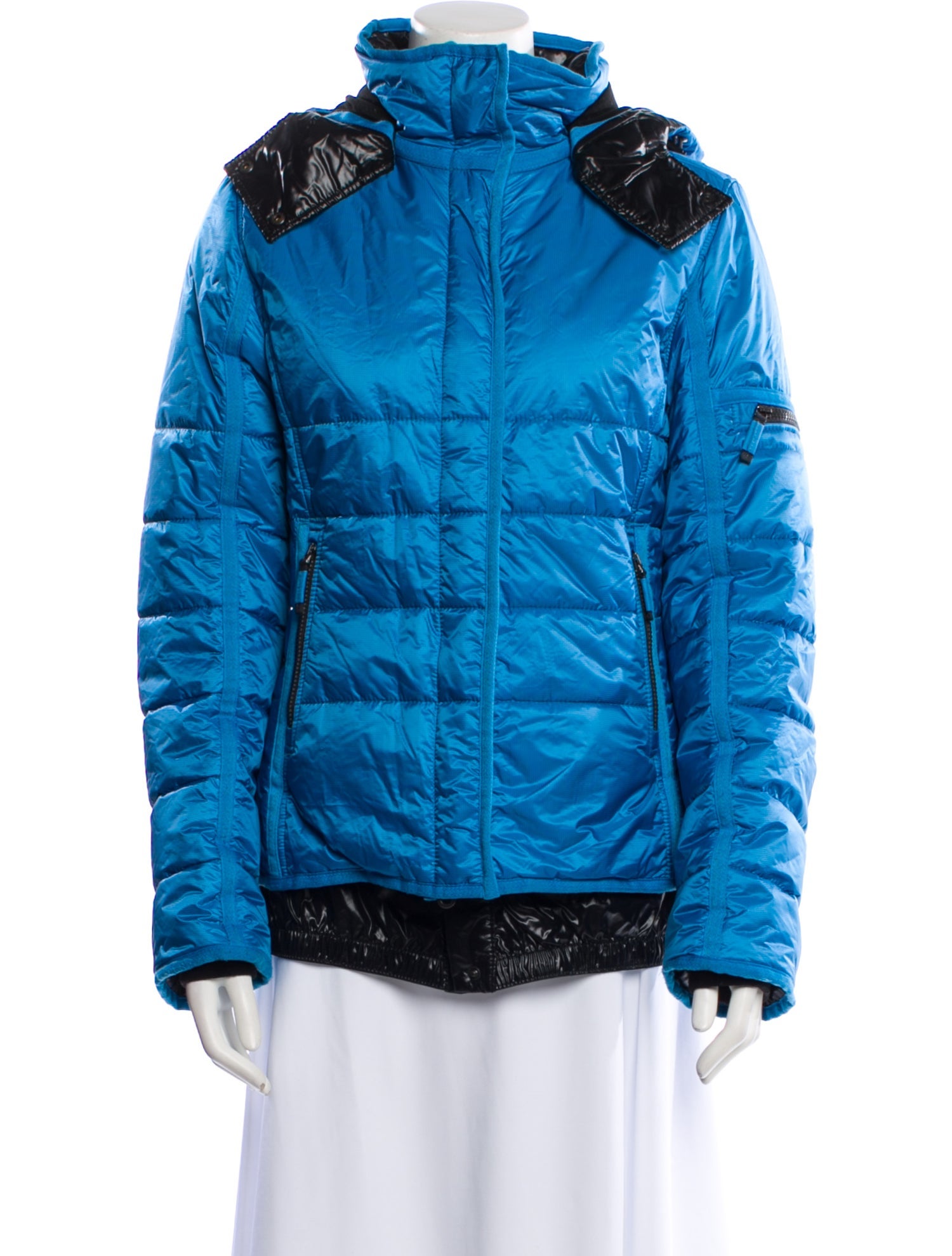 Frauenschuh Nylon Colorblock Pattern Jacket