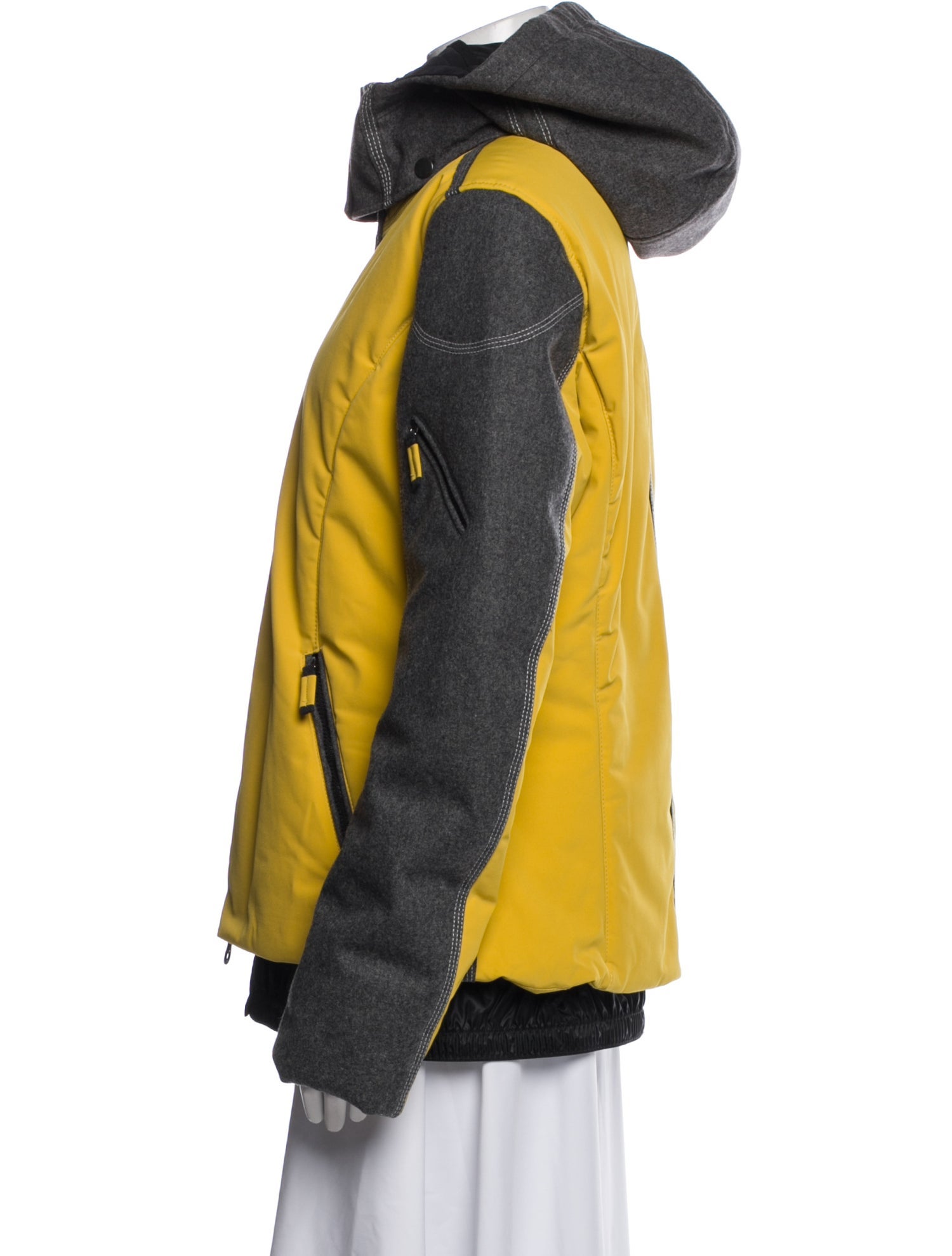 Frauenschuh Nylon Colorblock Pattern Jacket