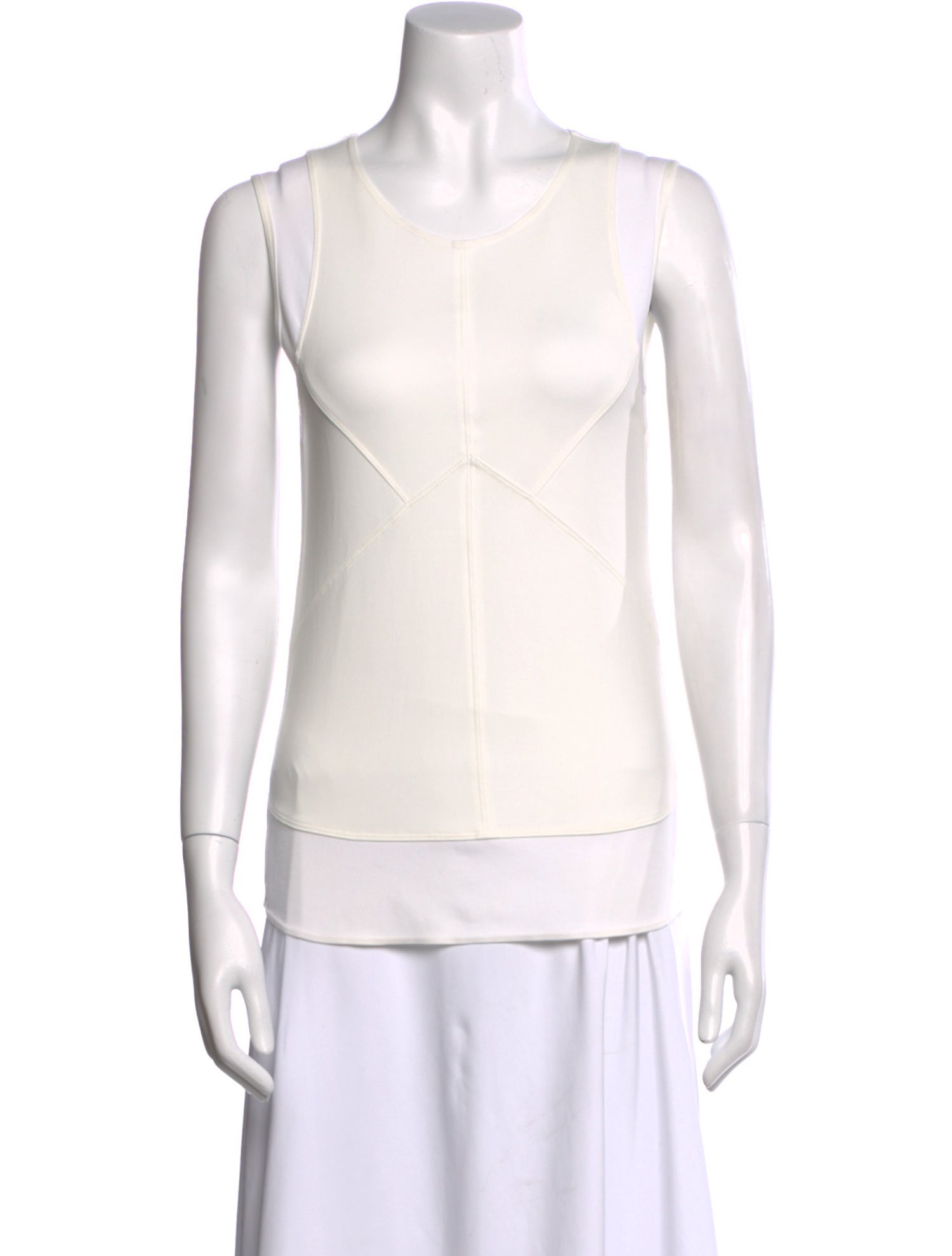 Frauenschuh Scoop Neck Sleeveless Top