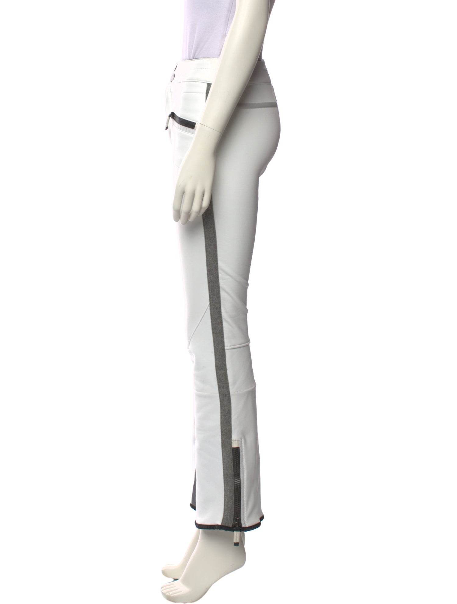 Frauenschuh Colorblock Pattern Straight Leg Pants