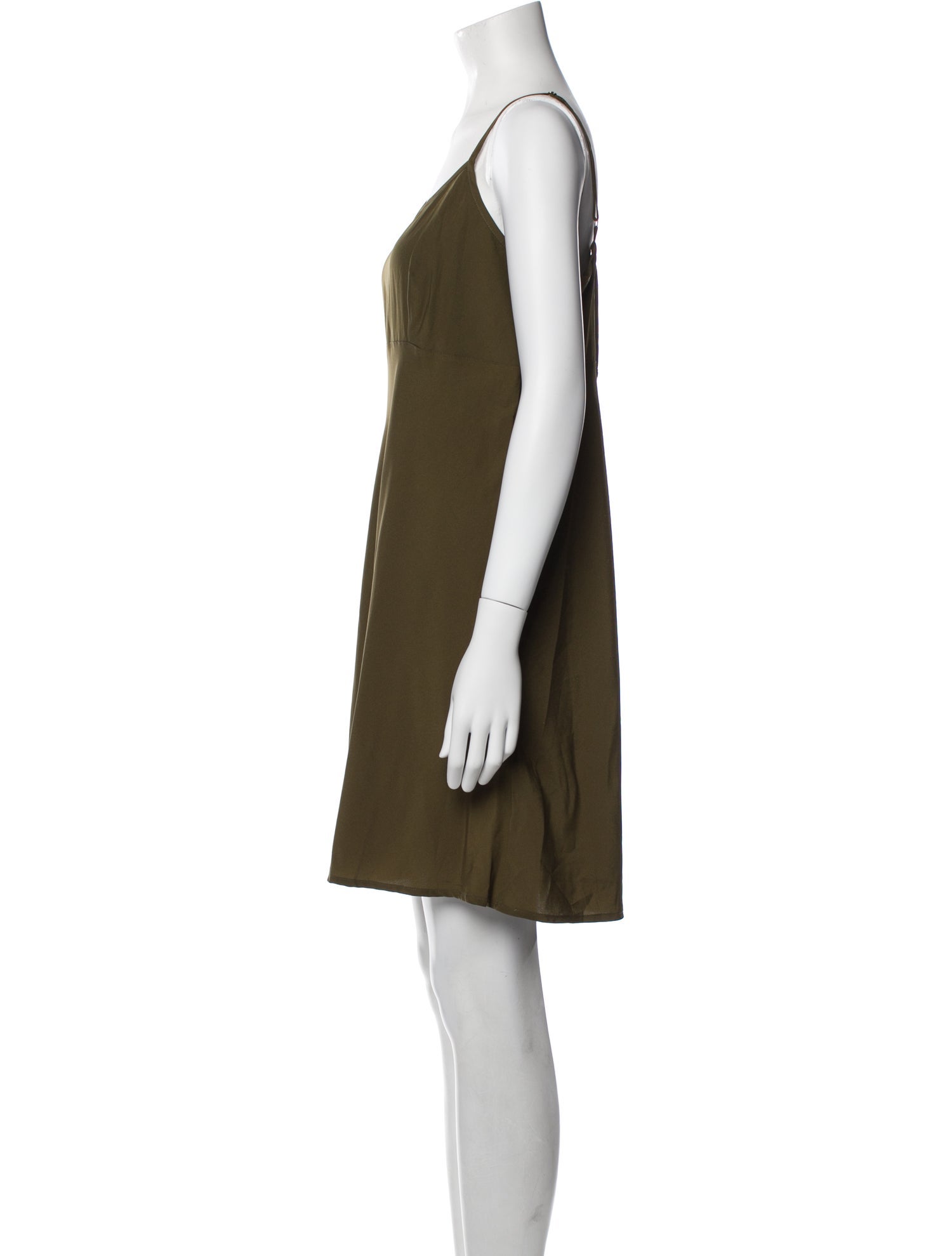 Frances Valentine Scoop Neck Mini Dress