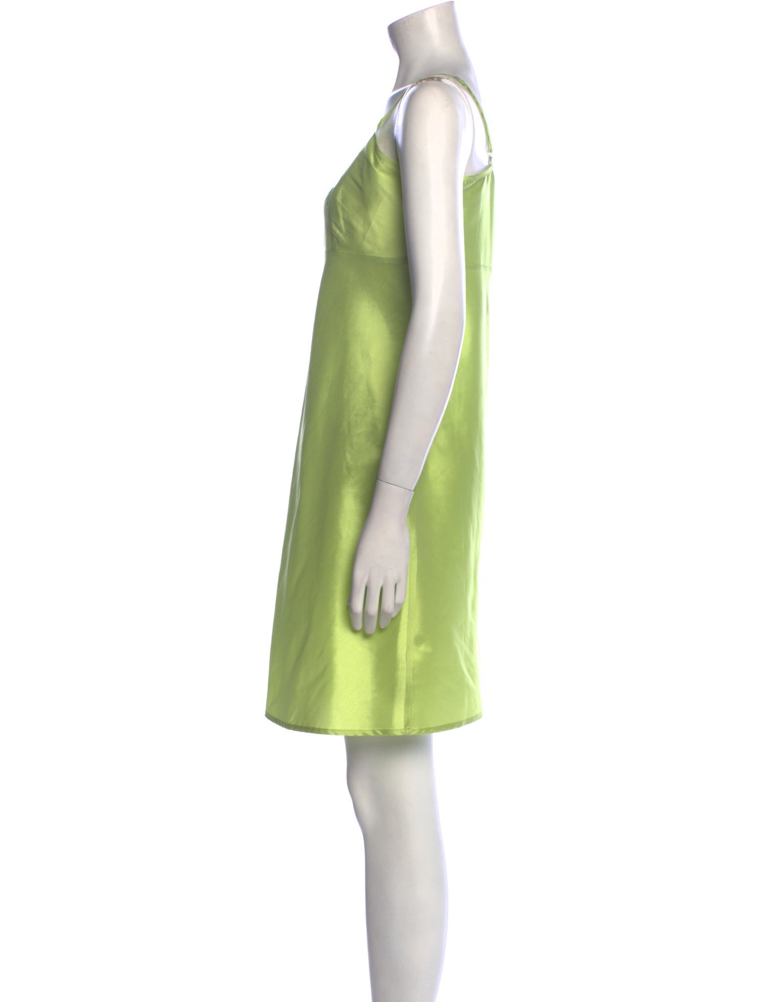green emerald velvet dress Sleeveless Diplomat Mini Dress main image 1